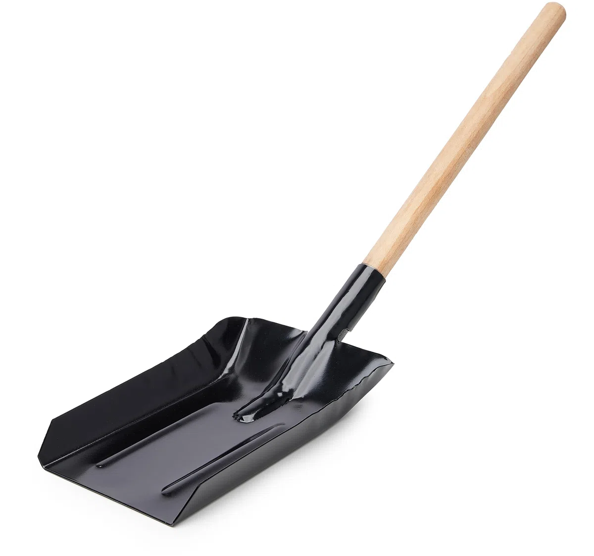 Garronda Pala per Carbone in Metallo con Impugnatura in Legno Dimensioni: 70 x 18 cm GD-0008