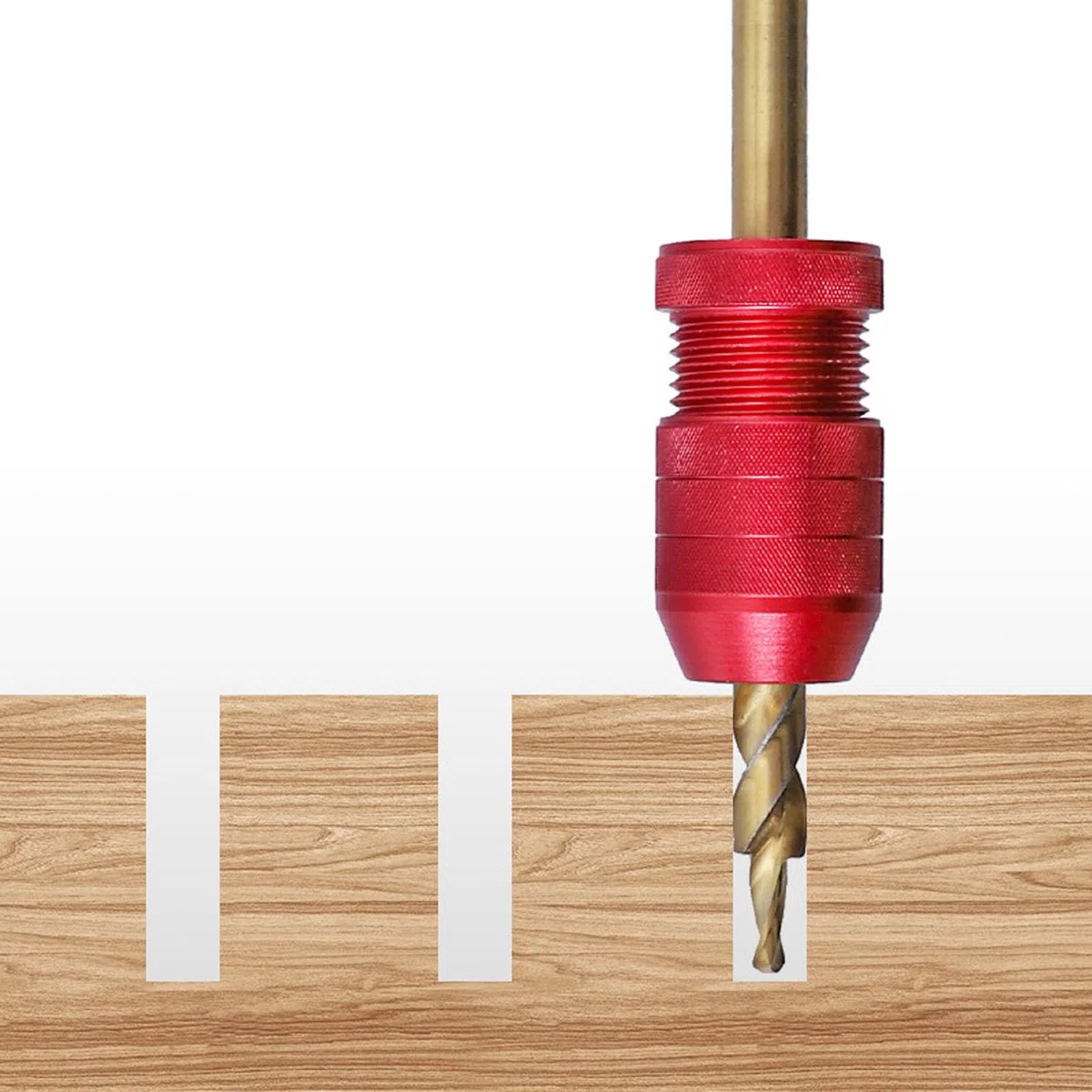 Stop Di Profondità Trapano, 2 Fermi Di Profondità Per Trapani Diametro Variabile 2-11mm Punta Elicoidale Per Legno Posizionatore Fermo In Alluminio Per Trapani Per Legno E Punte Elicoidali