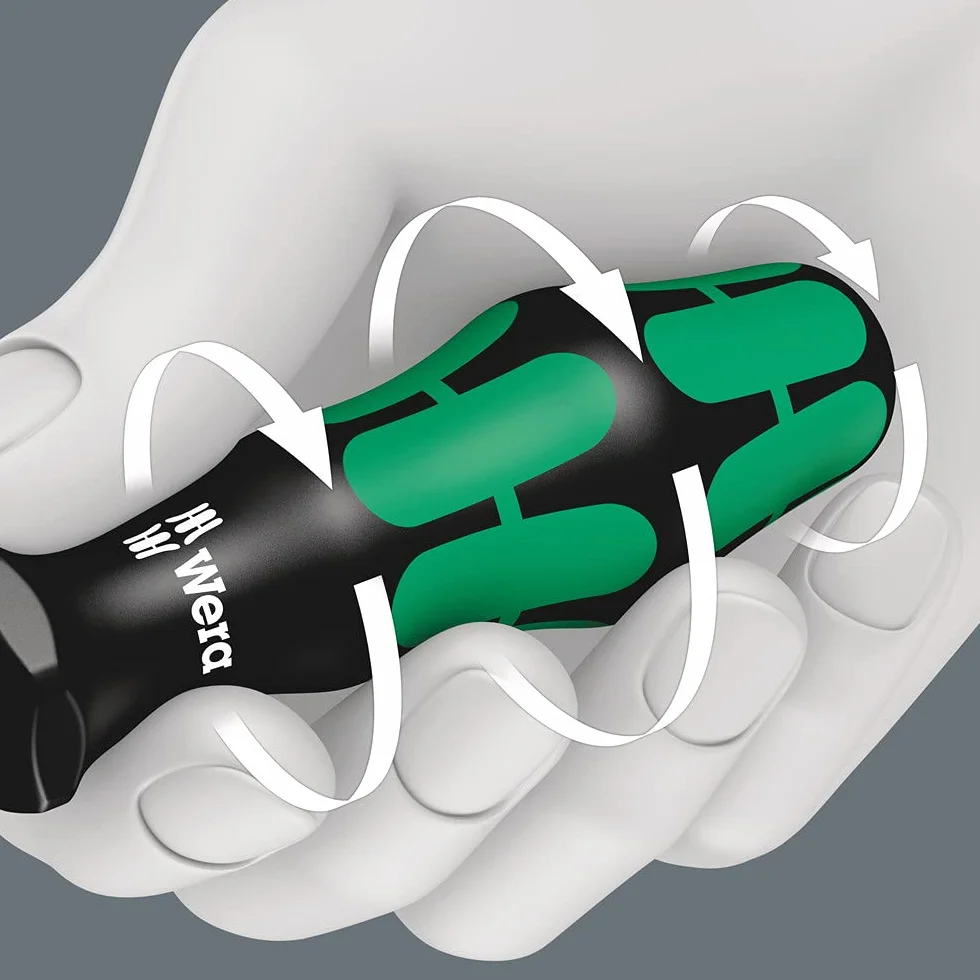 Wera, 391 Giravite flessibile con bussola esagonale, 7.0 mm x 167 mm