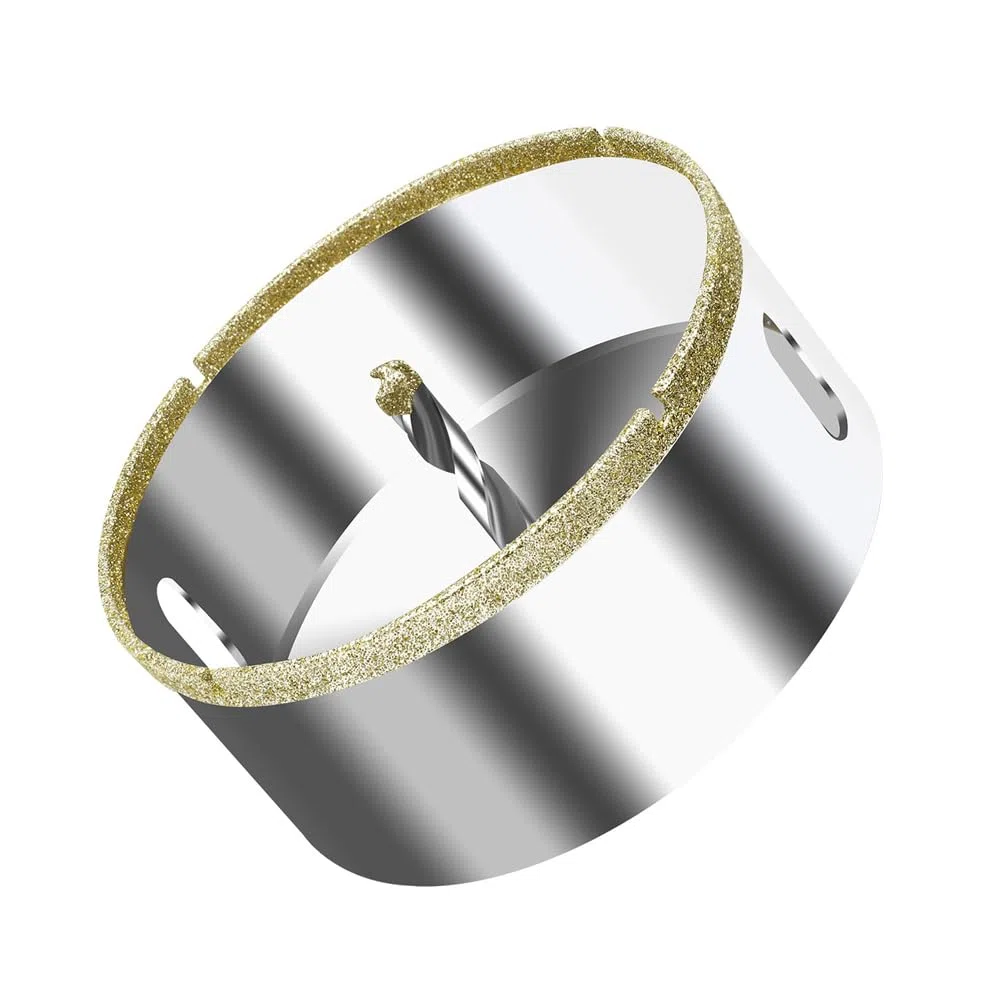 ASNOMY Sega a tazza diamantata da 95 mm con punta di centraggio, per vetro/piastrelle/ceramica/marmo/granito