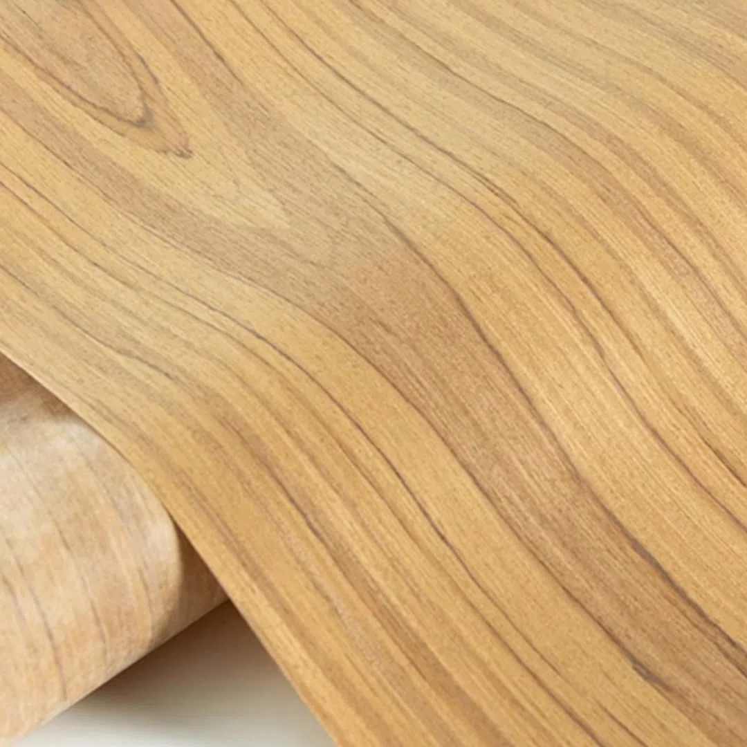 Impiallacciatura in legno di teak, spessore 0,2 mm, 2,5 x 0,58 m, perfetta per decorazioni domestiche, mobili, fai da te, interni automobilistici, pareti e progetti di lavorazione del legno