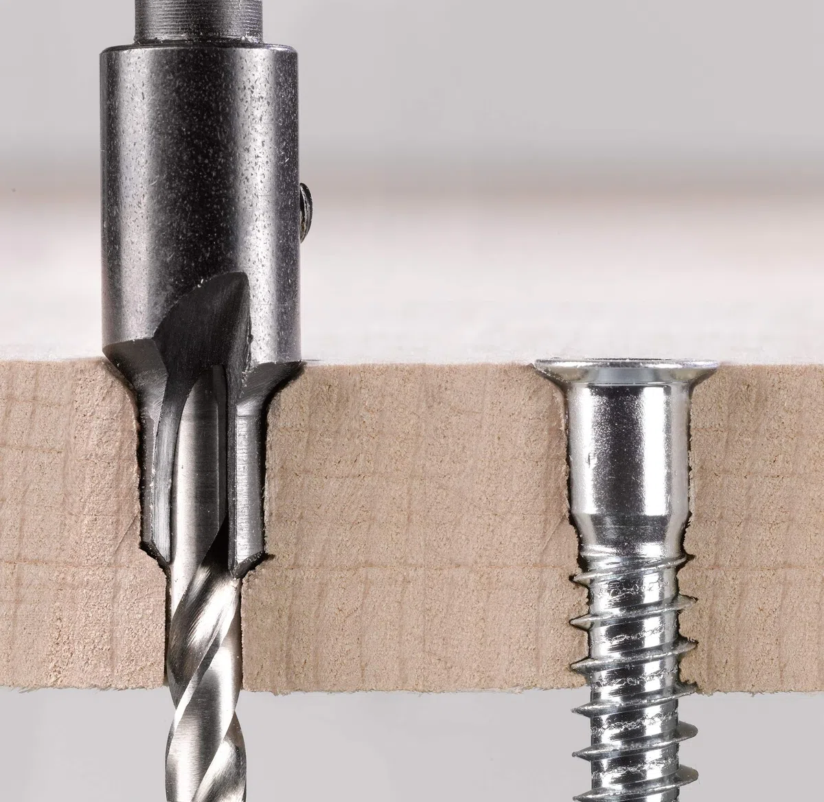 kwb Drill in legno 5126-04 con serpente profondità