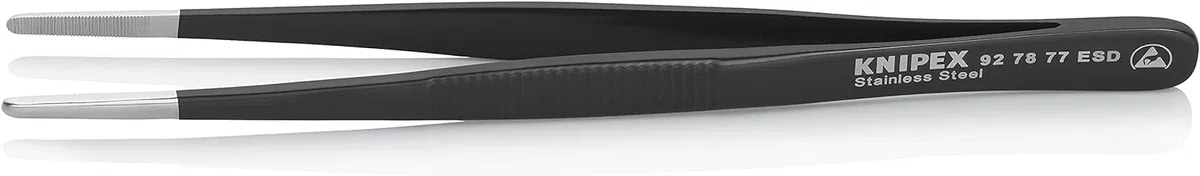 KNIPEX Pinzetta universale ESD opacizzate 145 mm, 92 78 77 ESD