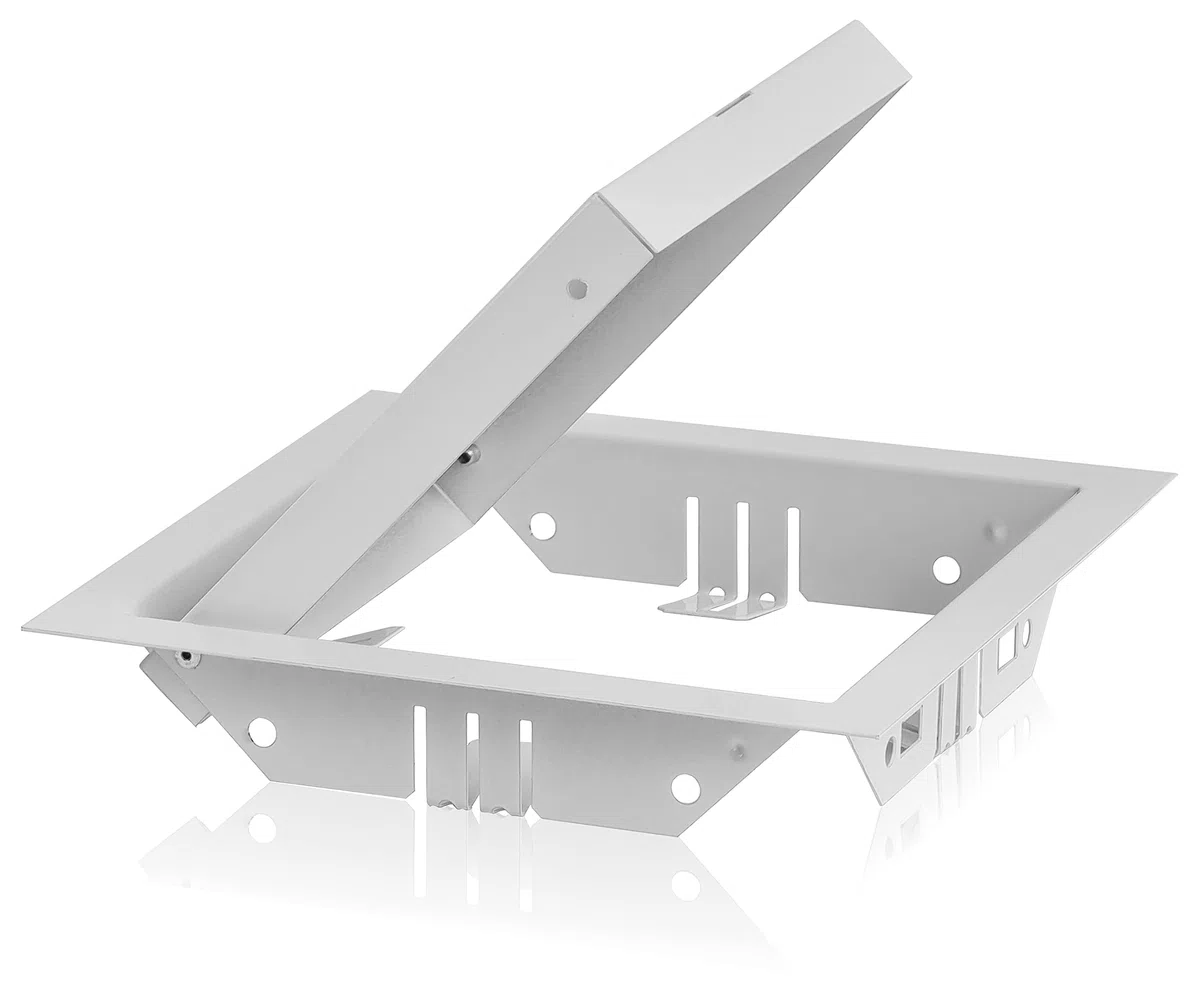 Porta di ispezione in metallo da 150x150mm - Bianca, porta di revisione in acciaio zincato - Sportello di manutenzione, sportello di ispezione, sportello di controllo della manutenzione