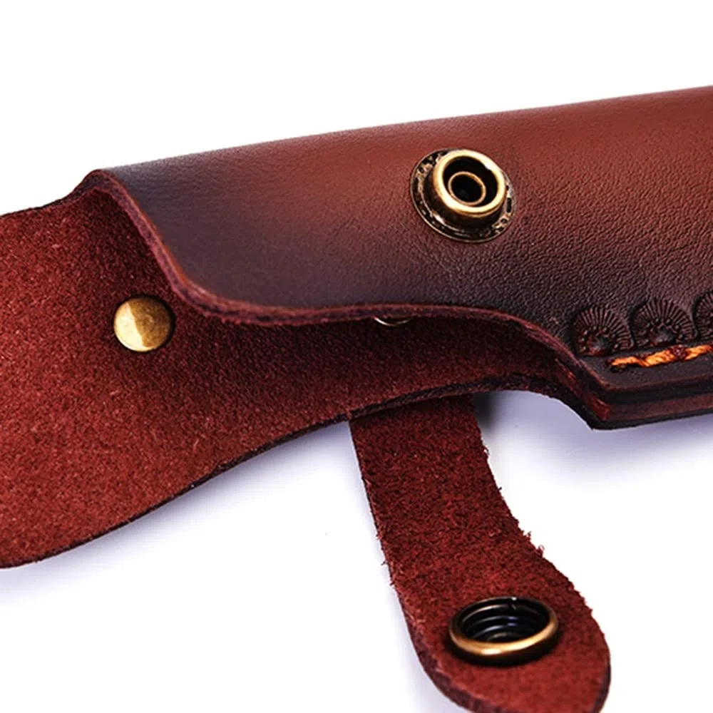 DONGKER Fodero per Coltello,7,9“ Custodia per Coltelli in Pelle Fondina per Coltellino per Caccia Campeggio