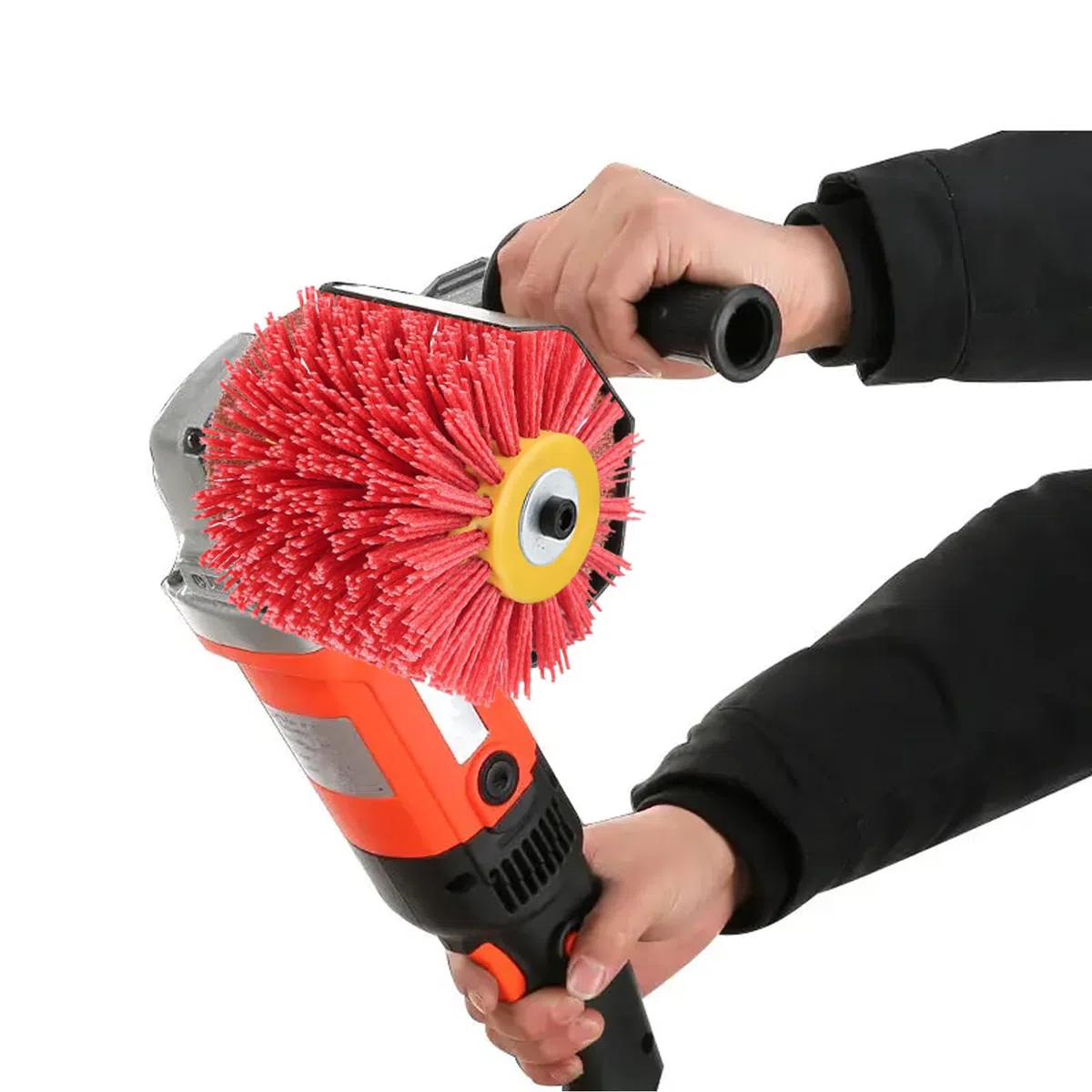 Spazzole abrasive: grana 120, larghezza 100 mm, diametro 120 mm, rullo abrasivo, spazzola in nylon adatta per macchina satinata, spazzola per levigatura, spazzola per setole, spazzola per lucidatura