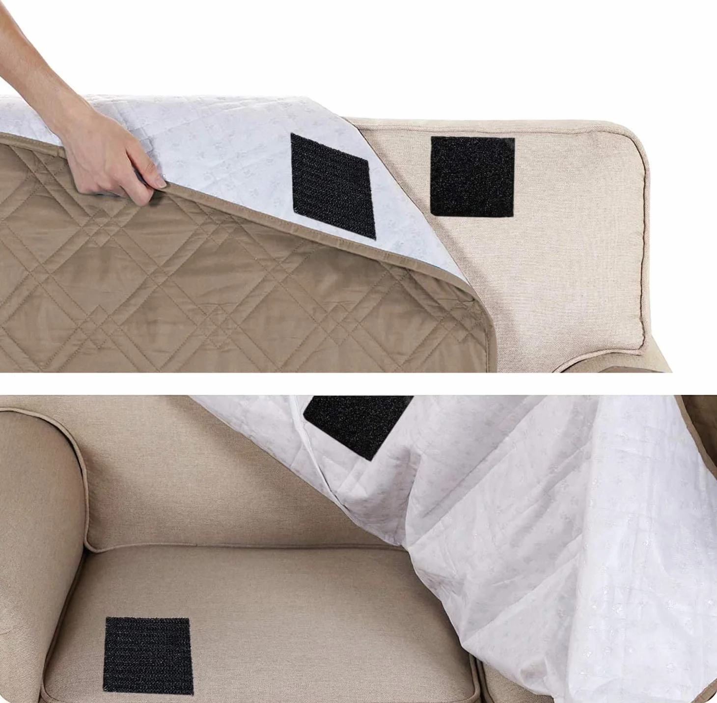TEUVO Gancio per Cucito e Loop per Tessuti e Abbigliamento, Nastro Magnetico Non Adesivo per Artigianato DIY e Progetti di Cucire Home e Ufficio 5cm X 6M