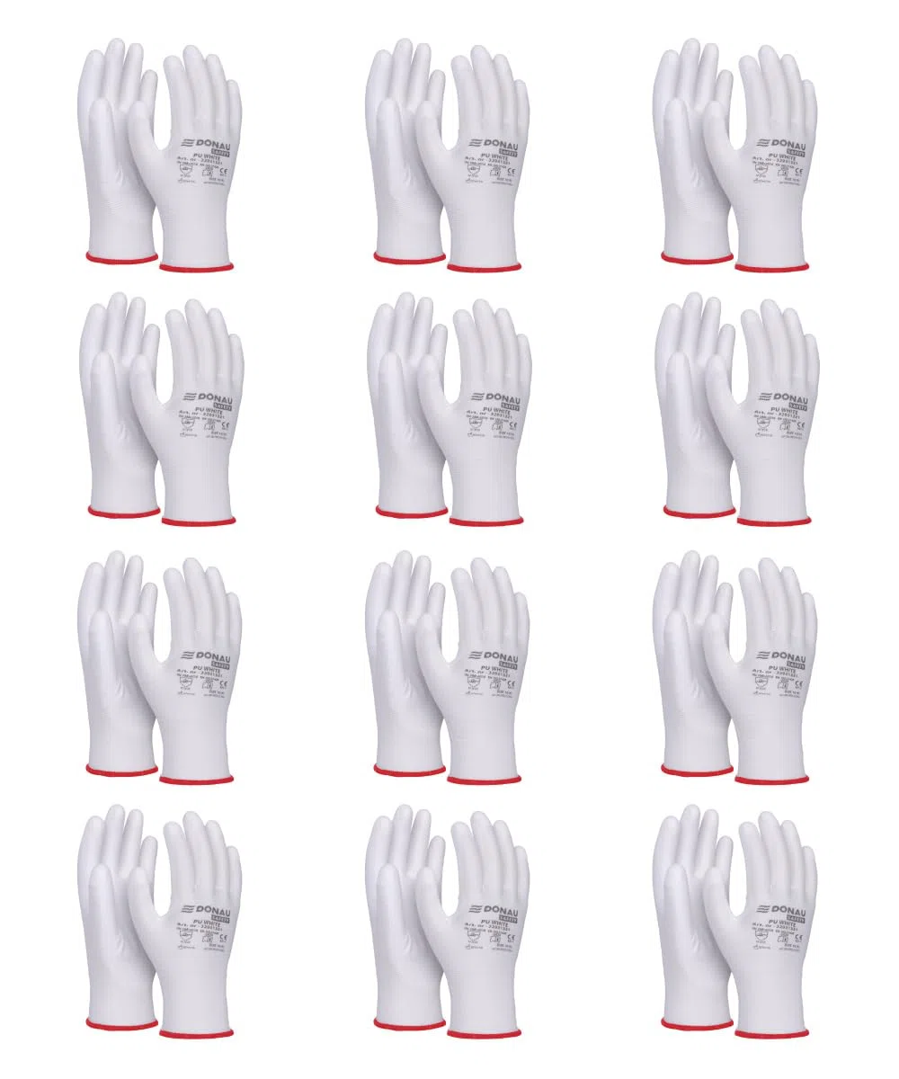 DONAU SAFETY Montagehandschuhe Handschuhe/Größe 10, 12 Paar Guanti da montaggio, taglia 10, 12 paia Unisex - Adulto (Pacco da 1)
