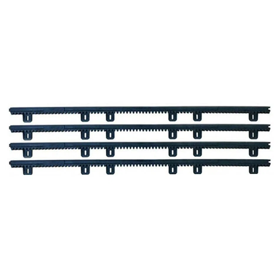 Dieffematic Cremagliera per Cancello Scorrevole - 4 Metri Universale Nylon Antiusura - Modulo M4 30x20mm con Viti