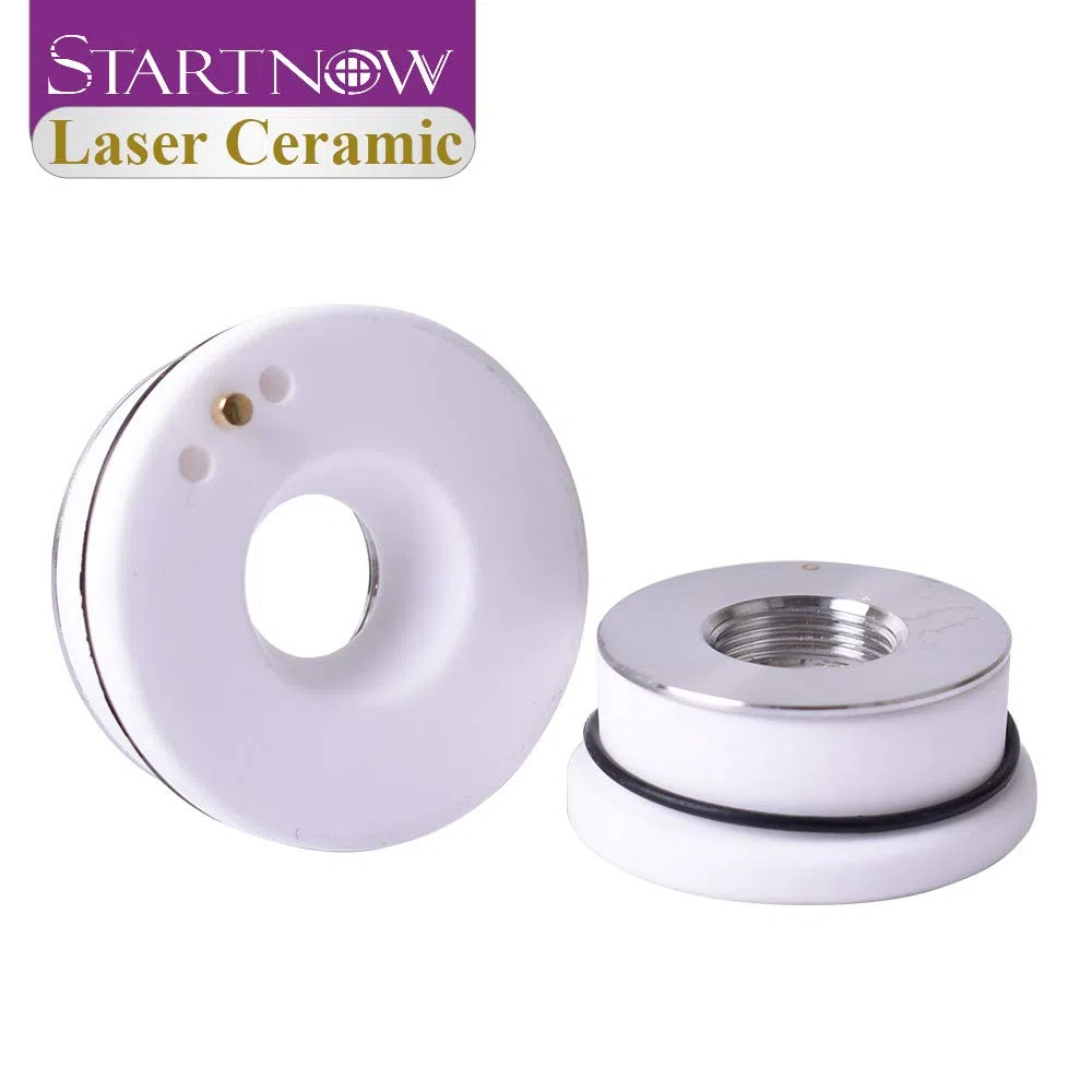 Startnow Parti di supporto per ugelli KT B2 CON in ceramica laser da 28 mm e 32 mm per Precitec WXS HANS Raytools testa macchina da taglio laser in fibra (5 pezzi, A-28 mm (Precitec))