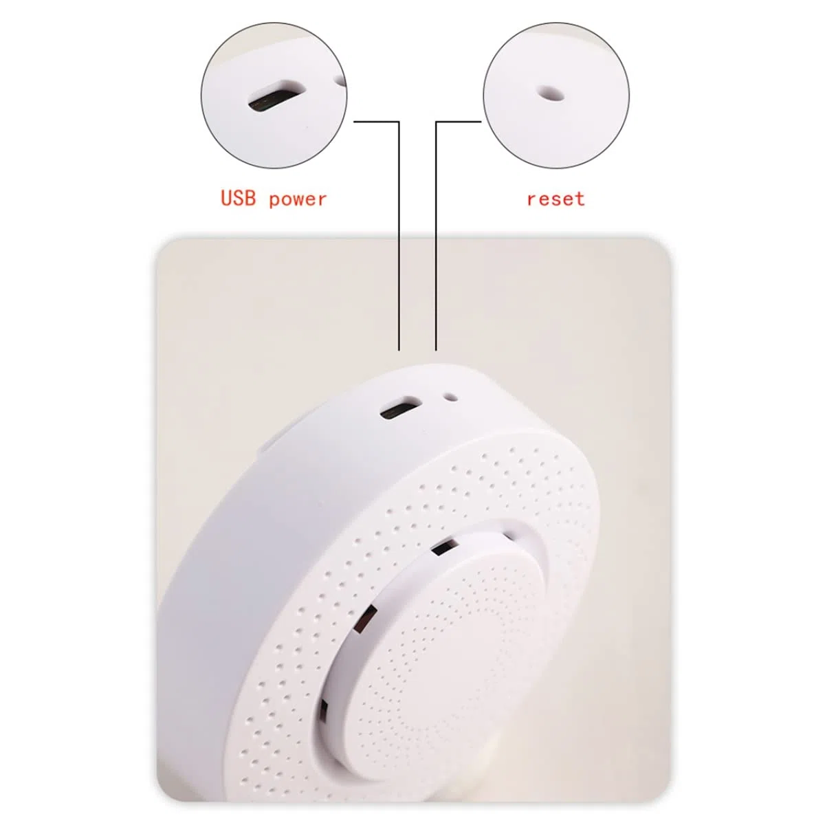 Zigbee Tuya 3.0 Monitor Della Qualità 'Aria Air Housekeeper 5 nel 1 Sensore di Rilevamento 'Umidità Della Temperatura di Formaldeide VOC Co2