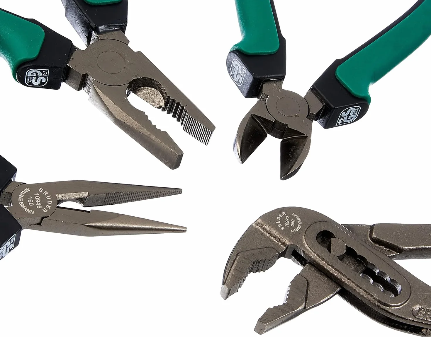 Mannesmann M10997 - Set di 4 pinze