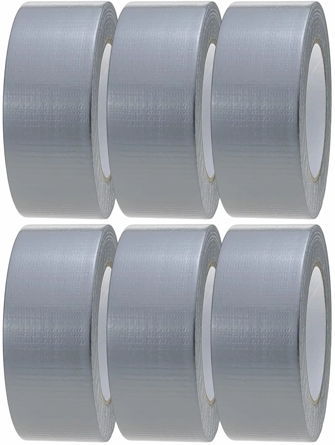 Crimson Starfish nastro adesivo silver | 6 rotoli di nastro adesivo 48 mm x 45 m | Nastro adesivo resistente all'acqua | Nastro adesivo multiuso per interni/esterni | Nastro adesivo resistente