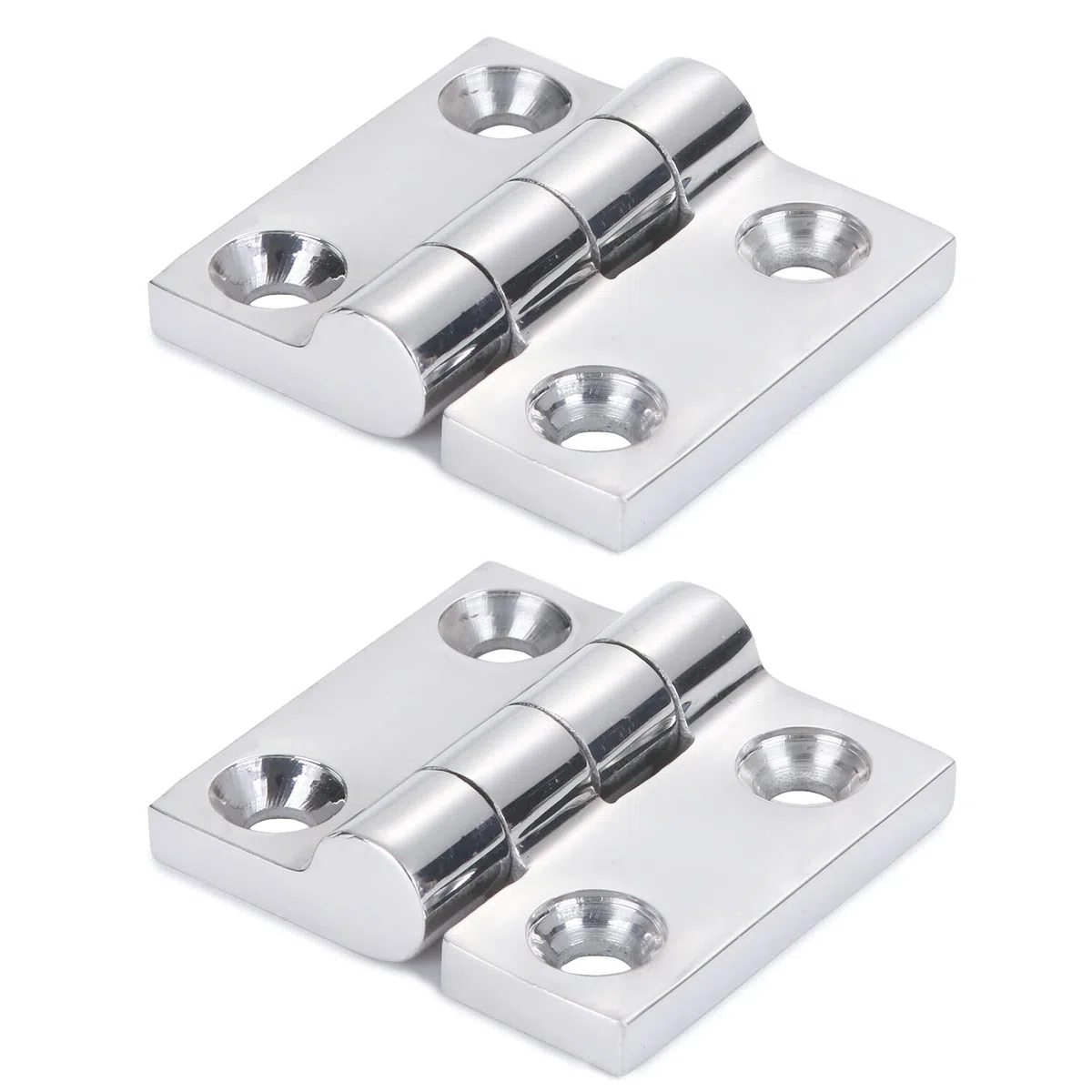 Cerniere per armadietto lucidate a specchio per cerniera per porte in acciaio inox per barche marine SUS316 50 mm x 50 mm 2pcs