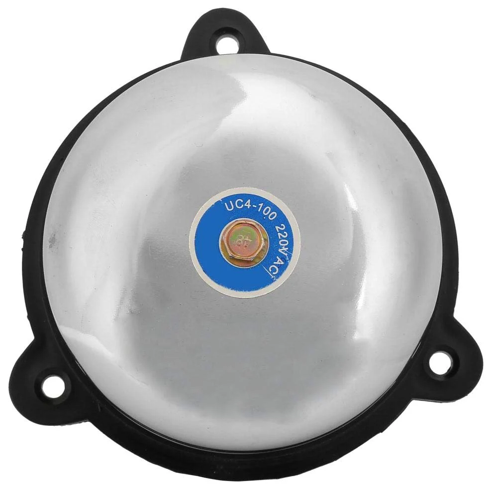 Campane elettriche 220V 100mm / 4in Campane antiscintilla Acciaio inossidabile per campanello forte per allarme antincendio
