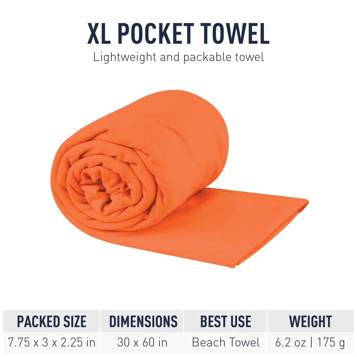Toalla POCKET XL óxido