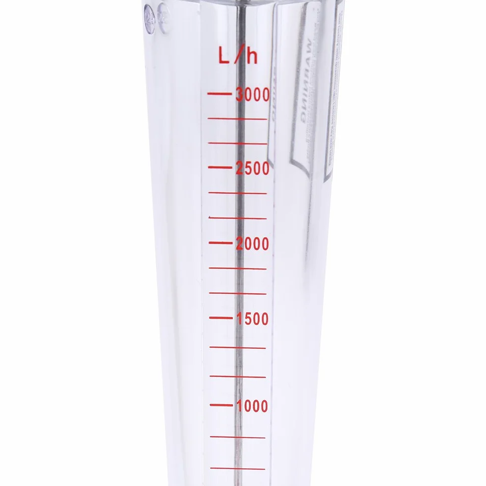 lzs 25 flussometro misuratore di portata 300 – 3000L/H Acqua rotameter tubo di plastica