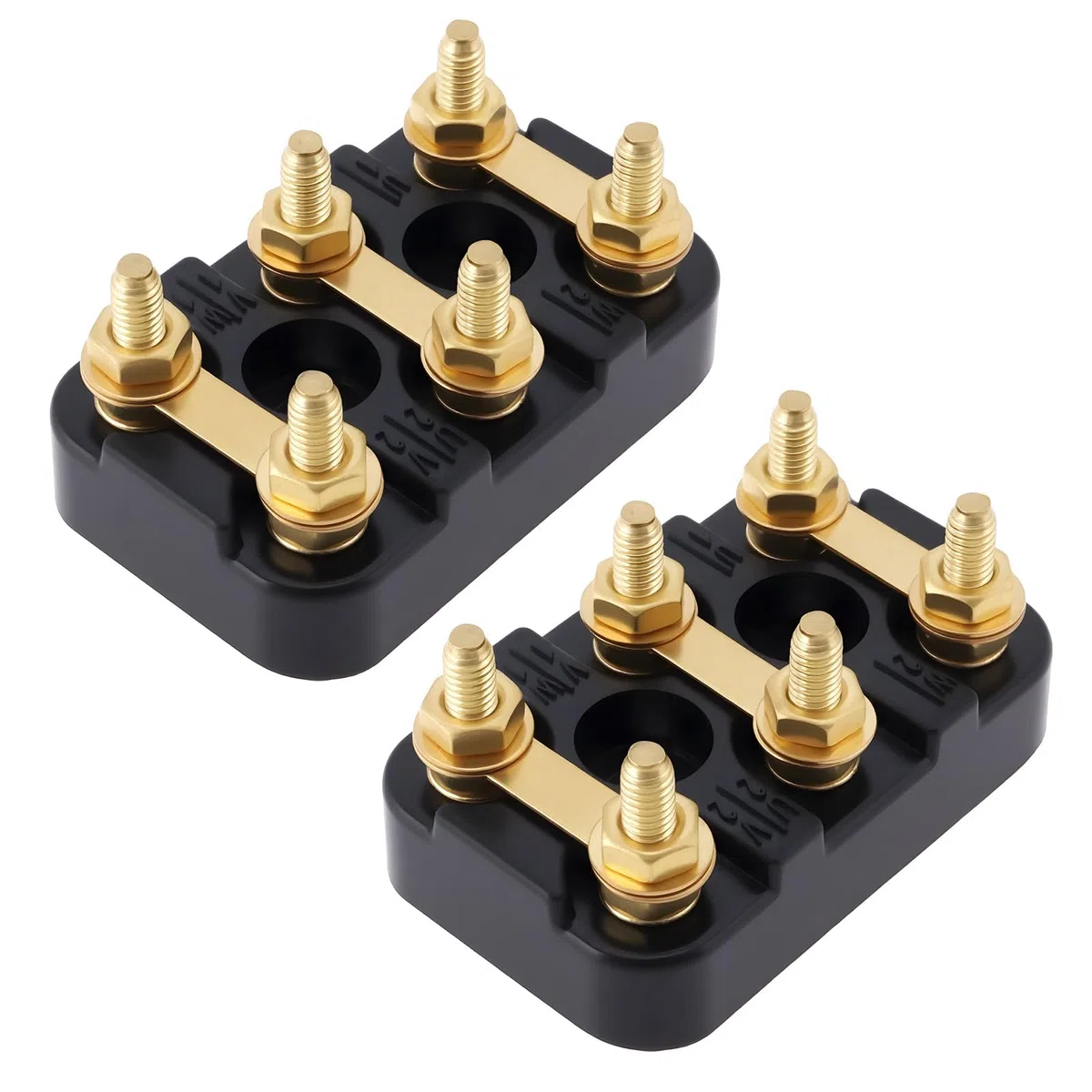 Morsettiera Per Motore Elettrico M4 Da 2 Pezzi 50x32 Mm Adatta Alla Maggior Parte Dei Motori E Generatori Elettrici.