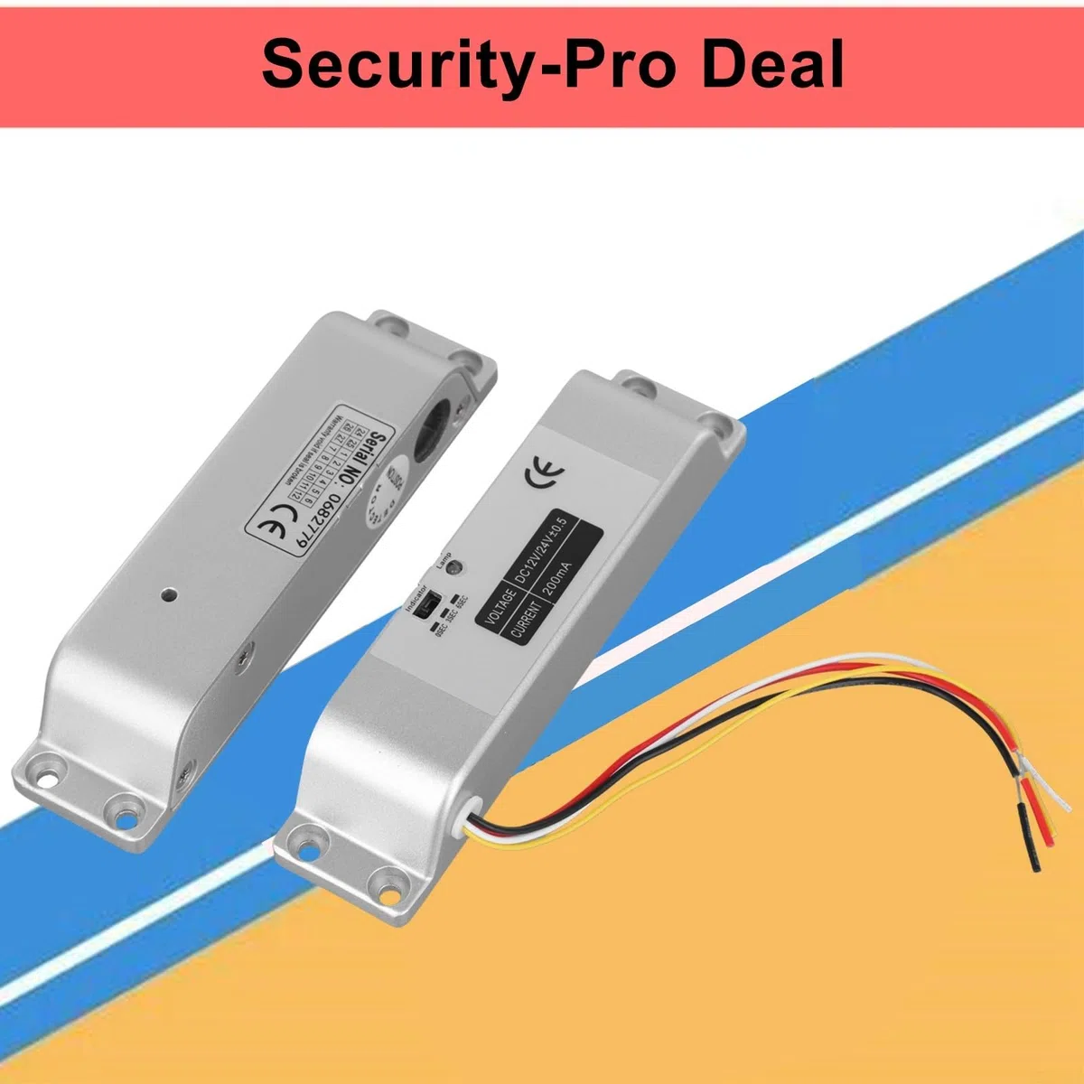 DC 12V 24V fail-safe serratura elettrica bullone per controllo accessi uso su porte in legno e porte in metallo nessuna interferenza esterna