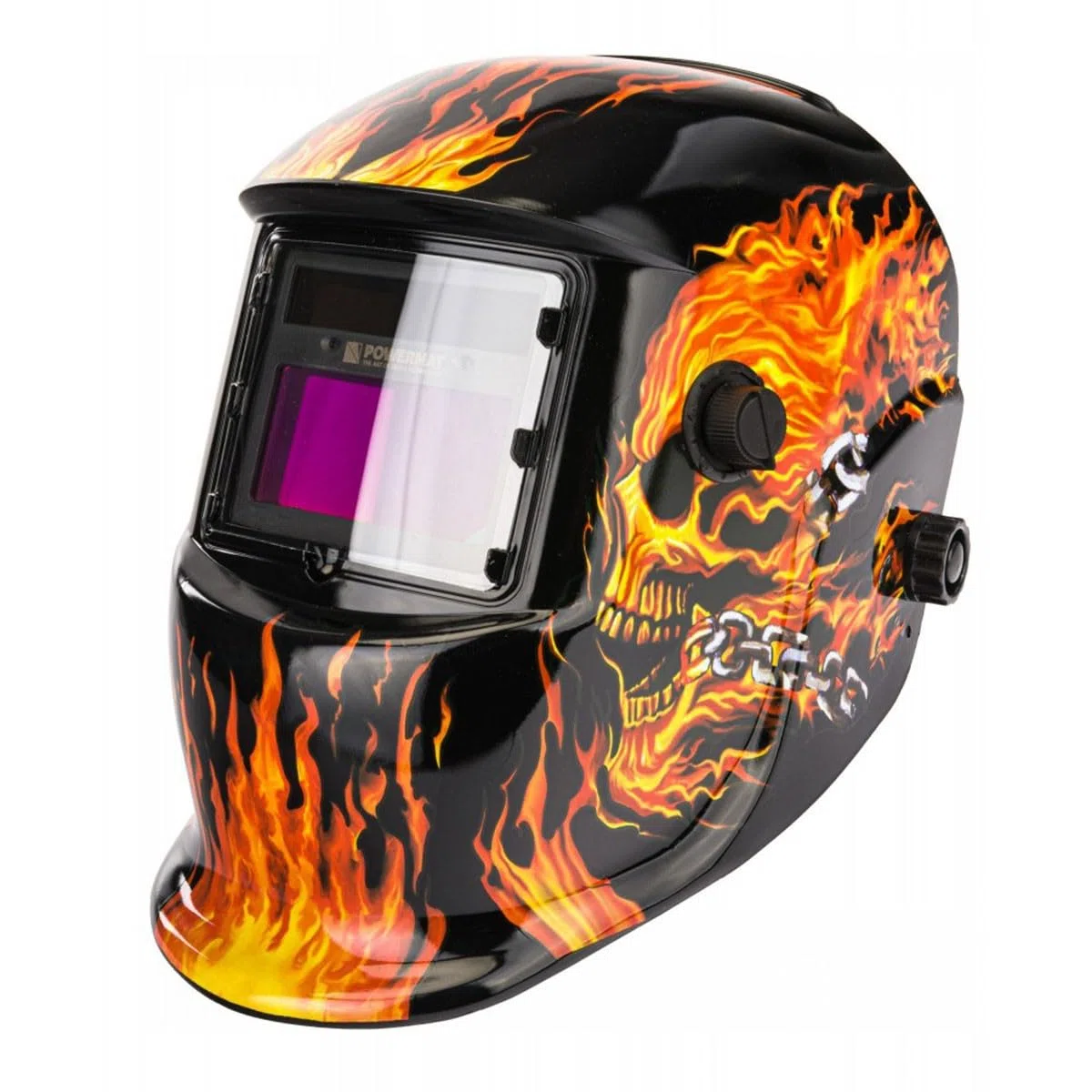 Casco da Saldatura Auto-Oscurante DIN 9-13 con Filtro 1/1/1/2 Protezione UV/IR Per MIG TIG MMA Plasma Sensibilità Regolabile Alimentazione Solare + Batteria