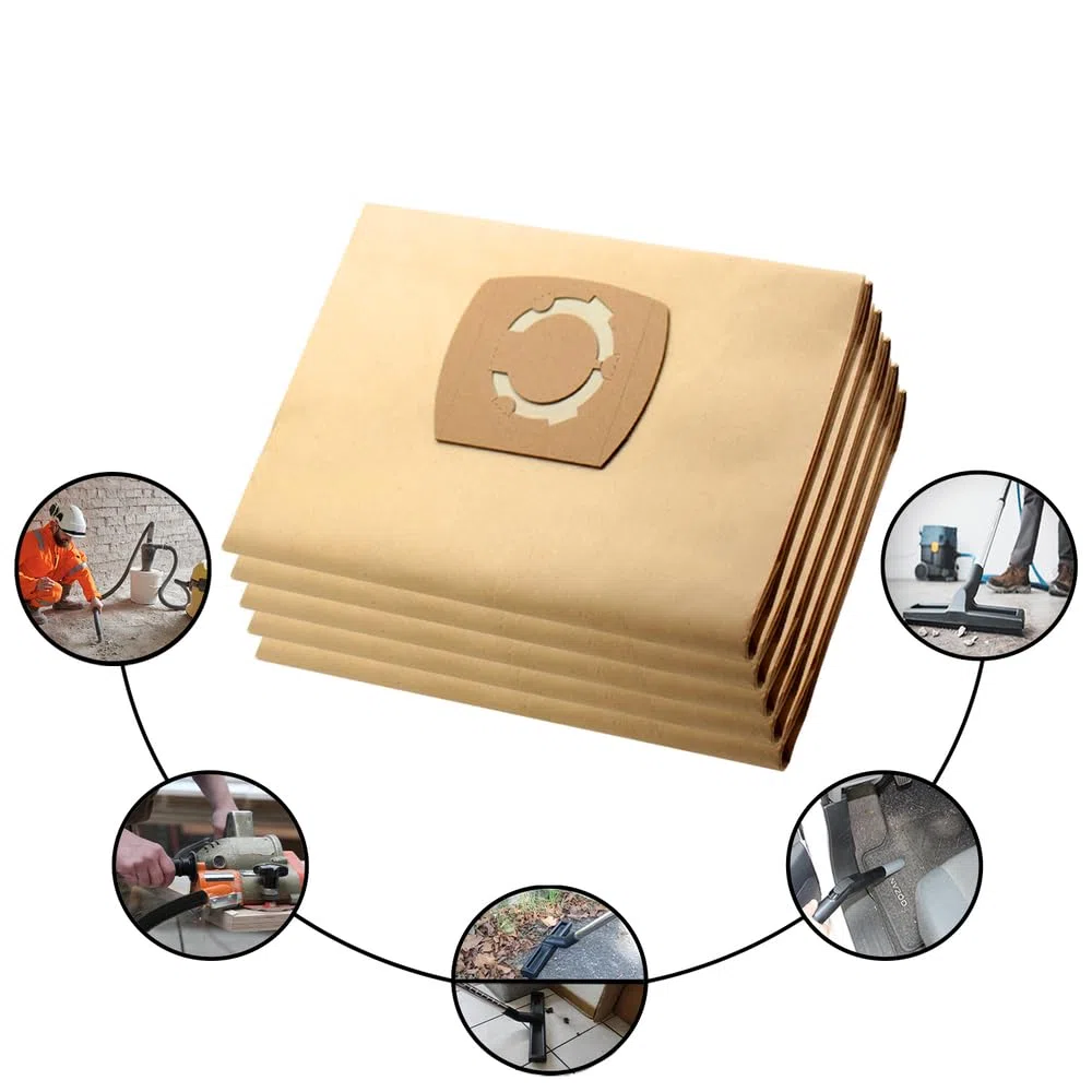 MisterVac | 10 sacchetti per aspirapolvere compatibili con Parkside PWD 25 C4, 458741_2401