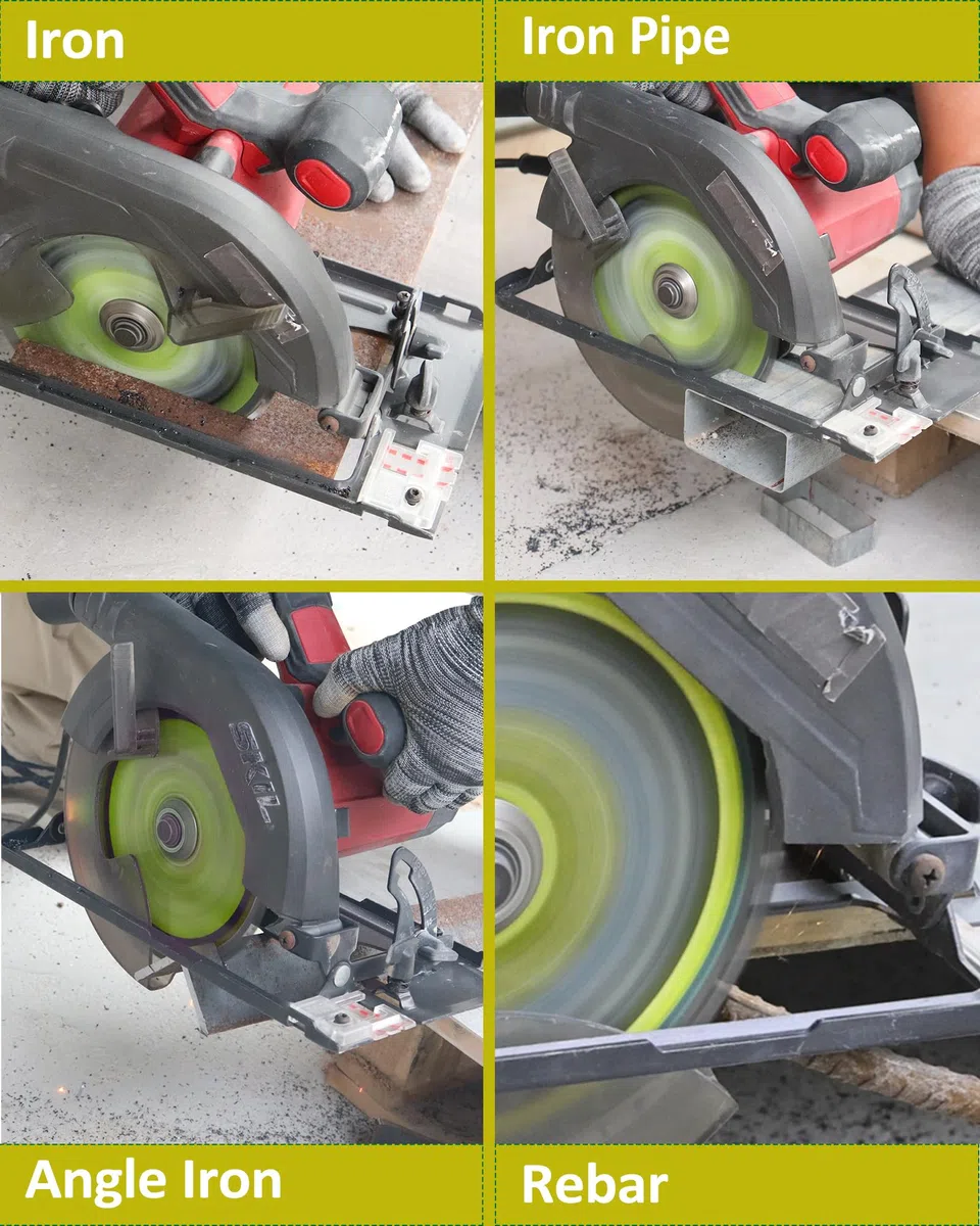 Lama per Sega Circolare 165mm - SANLEETEK TCT Metallo Disco da Taglio 48T per Acciaio Ferro Acciaio Inox Metalli Ferrosi Tubo Alesaggio 20mm x15,875 mm