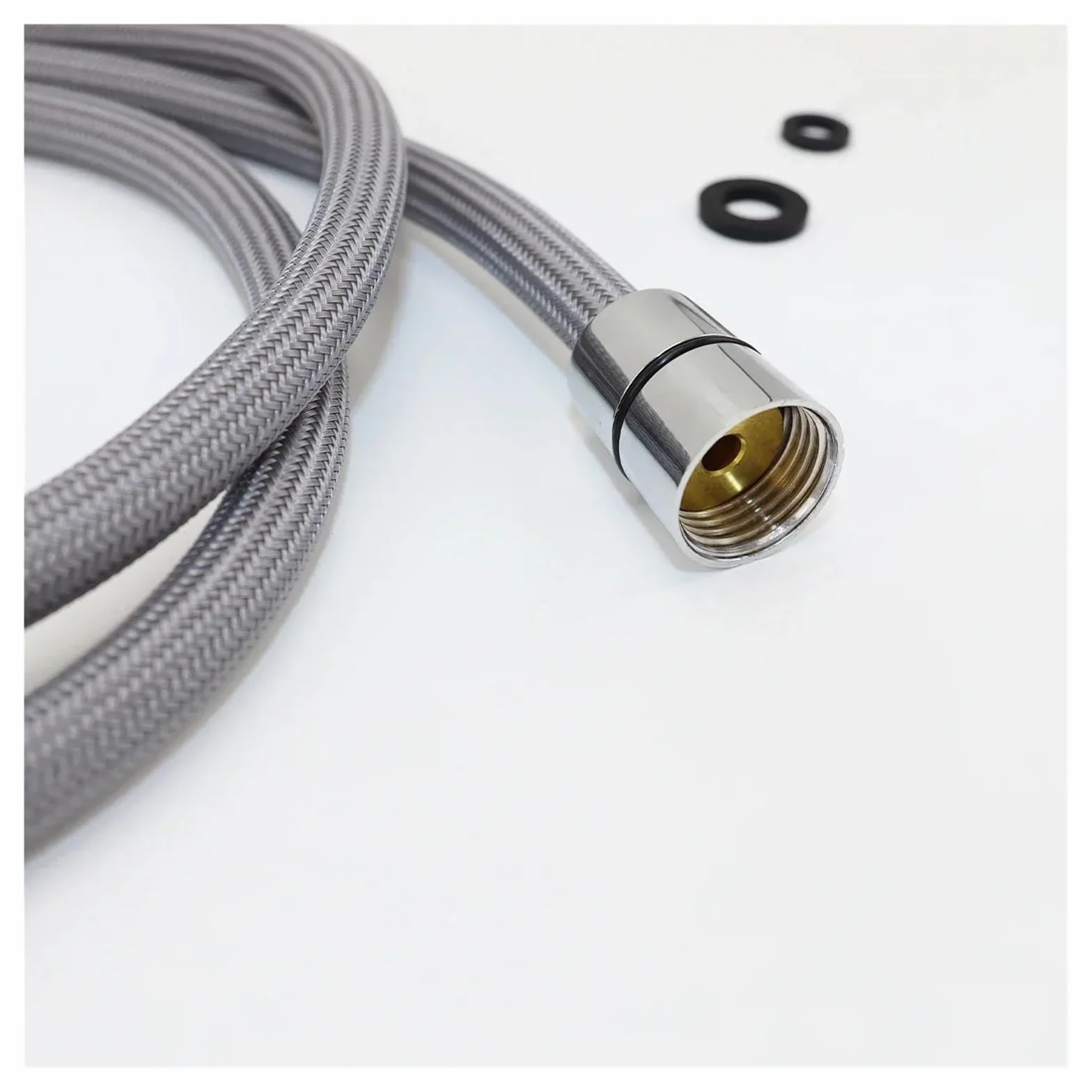 F1/2 M15*1 Tubo flessibile intrecciato in nylon for rubinetto da cucina, connettore di movimento for tubo estraibile(200cm)
