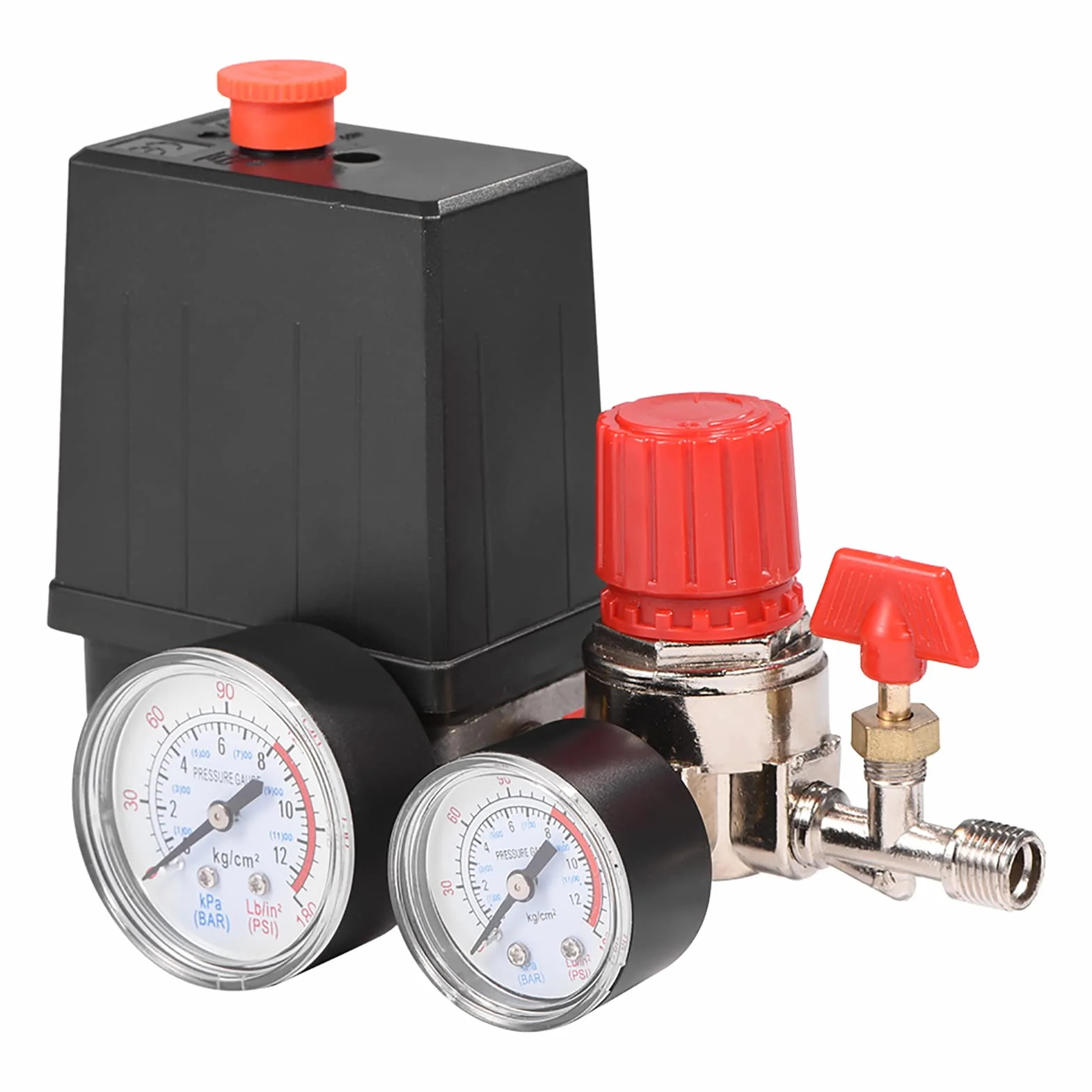 Valvola del Compressore d'Aria, Professionale Valvole di Controllo Pressostati Piccoli Regolatore della Valvola di Controllo del Pressostato per Controllo Pompa