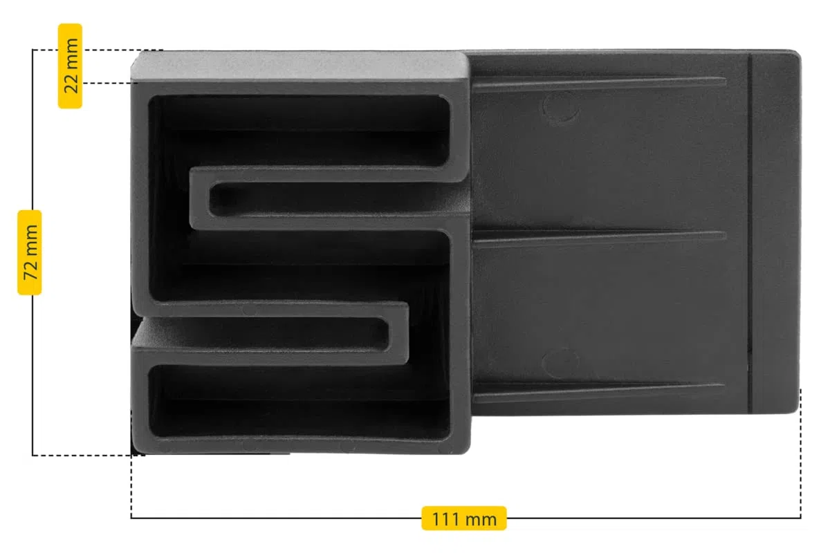 Schellenberg 16010 Ferma persiane Mini/Maxi 2 pezzi, blocca tapparelle avvolgibili, semplice serraggio nella guida, antracite