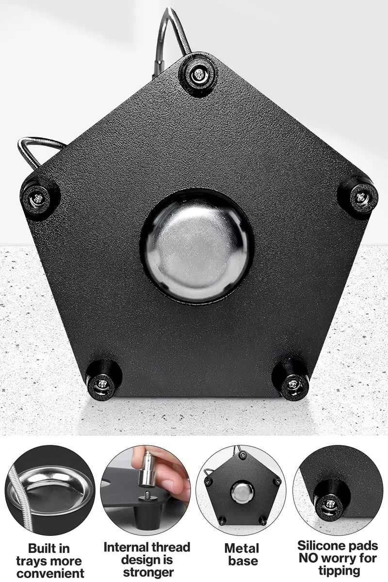 Terza Mano Saldatura,Lytool Stazione Saldatura per Mani d'Aiuto,con Lente d'Ingrandimento 3X LED Dimmerabile,Saldatura Flessibile per Mani d'Aiuto con 4 Bracci di Supporto per Riparazioni di Saldatura