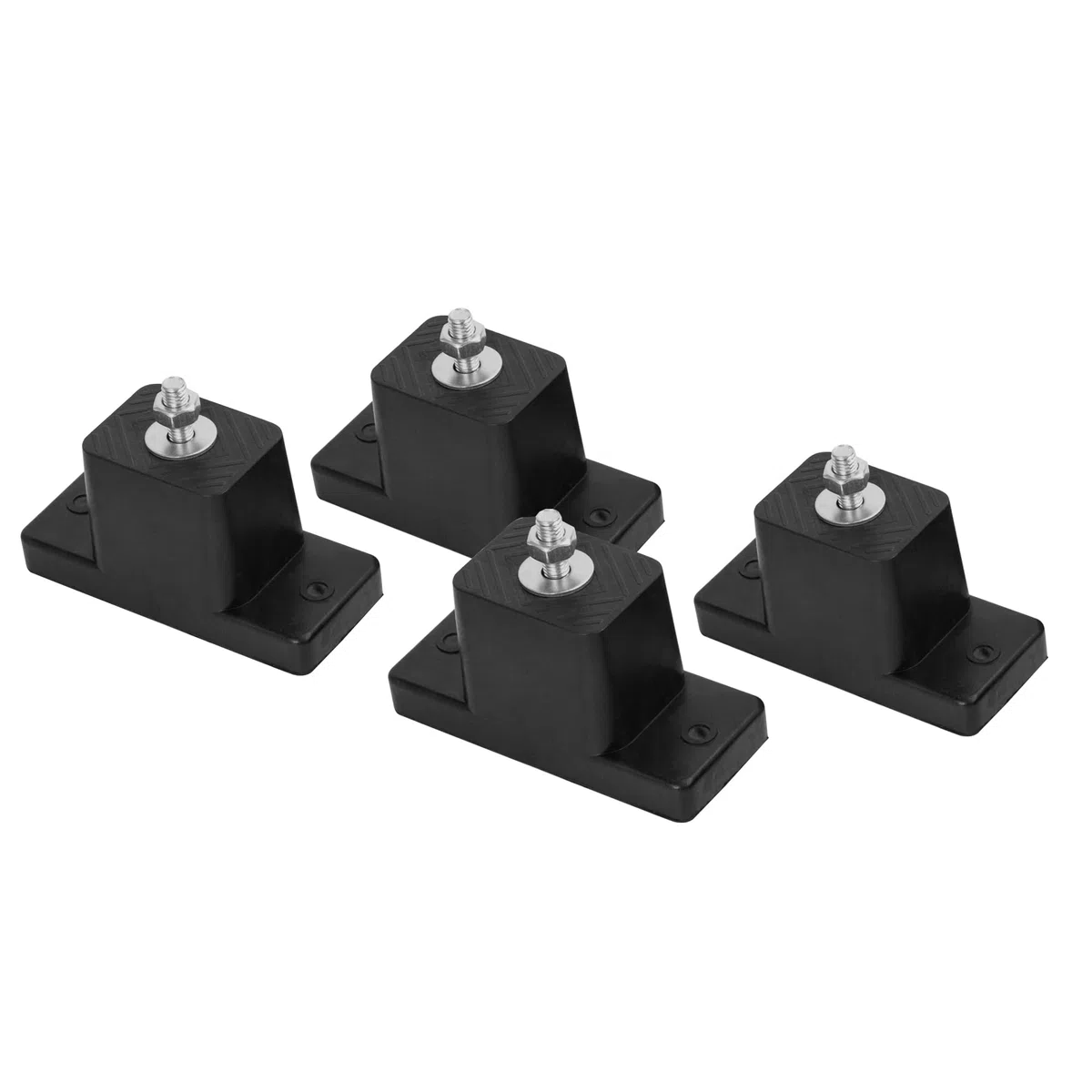 Cherbowing Climatizzatore ammortizzatore, piedini antivibrazione, supporto in gomma per aria condizionata, 4 pezzi, 200 kg, antiscivolo, resistente ai raggi UV