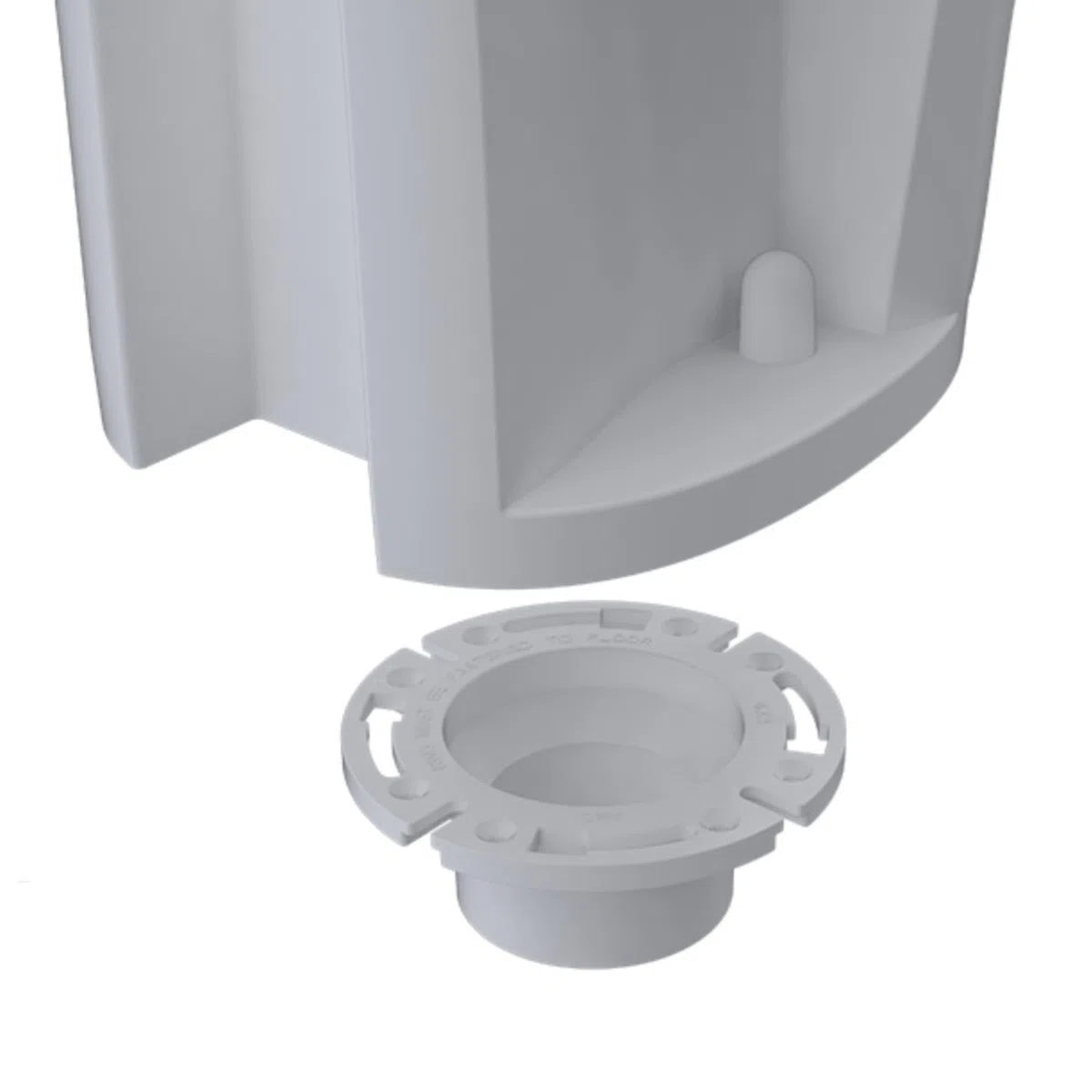 SEAFLO Flangia universale di ricambio per WC RV da 7,6 cm, colore bianco