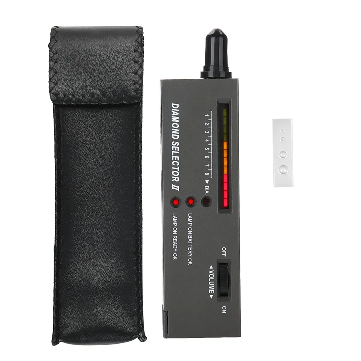 Penna Elettronica per Tester di Diamanti, Kit Portatile per Test di Diamanti Audio a LED, Strumento di Precisione per la Selezione di Pietre Preziose per Gioielli, Tester di