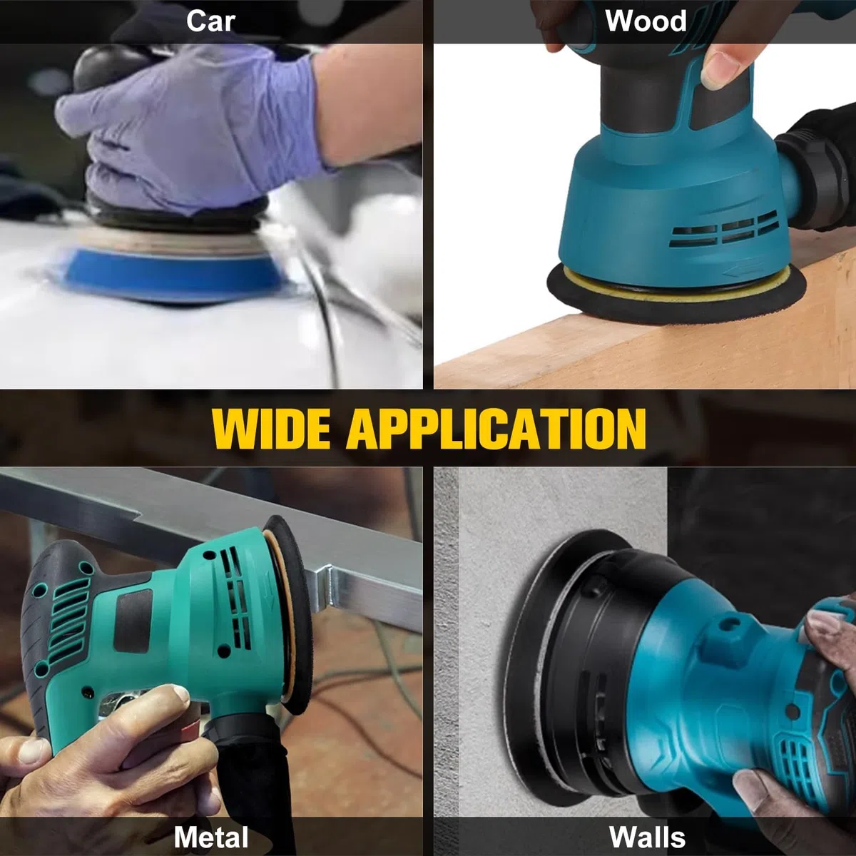 SPEEDWOX 50 dischi abrasivi PSA dorati da 12,7 cm, grana 240, autoadesivi, per levigatrice DA, dischi abrasivi PSA dorati, per levigatura automobilistica, pittura auto, lavorazione del legno, metallo