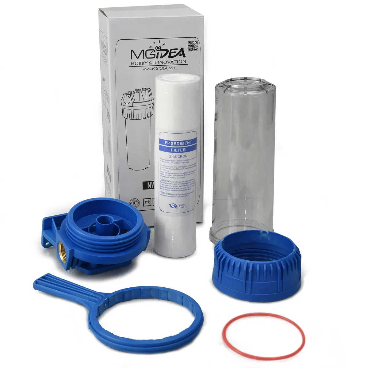 FILTRO ACQUA KIT CARTUCCIA NW-BR10A FILTRAZIONE SEDIMENTI E CARBONI ATTIVI (3/4" - 26.16mm)