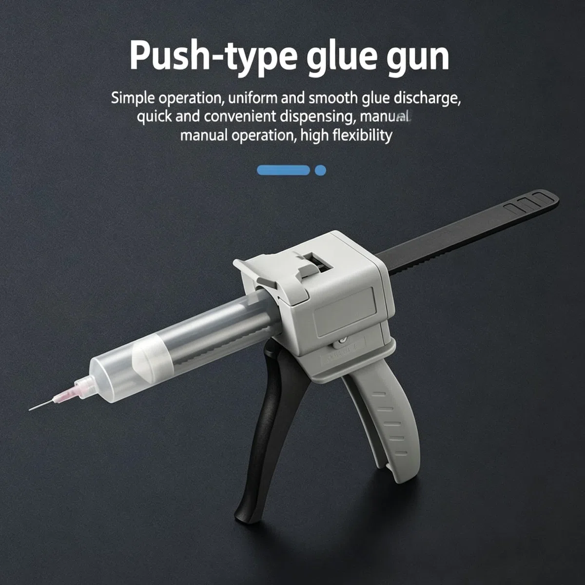 Pistola Per Colla Epossidica, 30ml Pistola Erogatrice Colla Epossidica Pistole Applicatrici Manuali, Tubo Singolo Epossidica Erogatore Pistola Colla A Caldo Per Pressare, Spremere, Dispensing