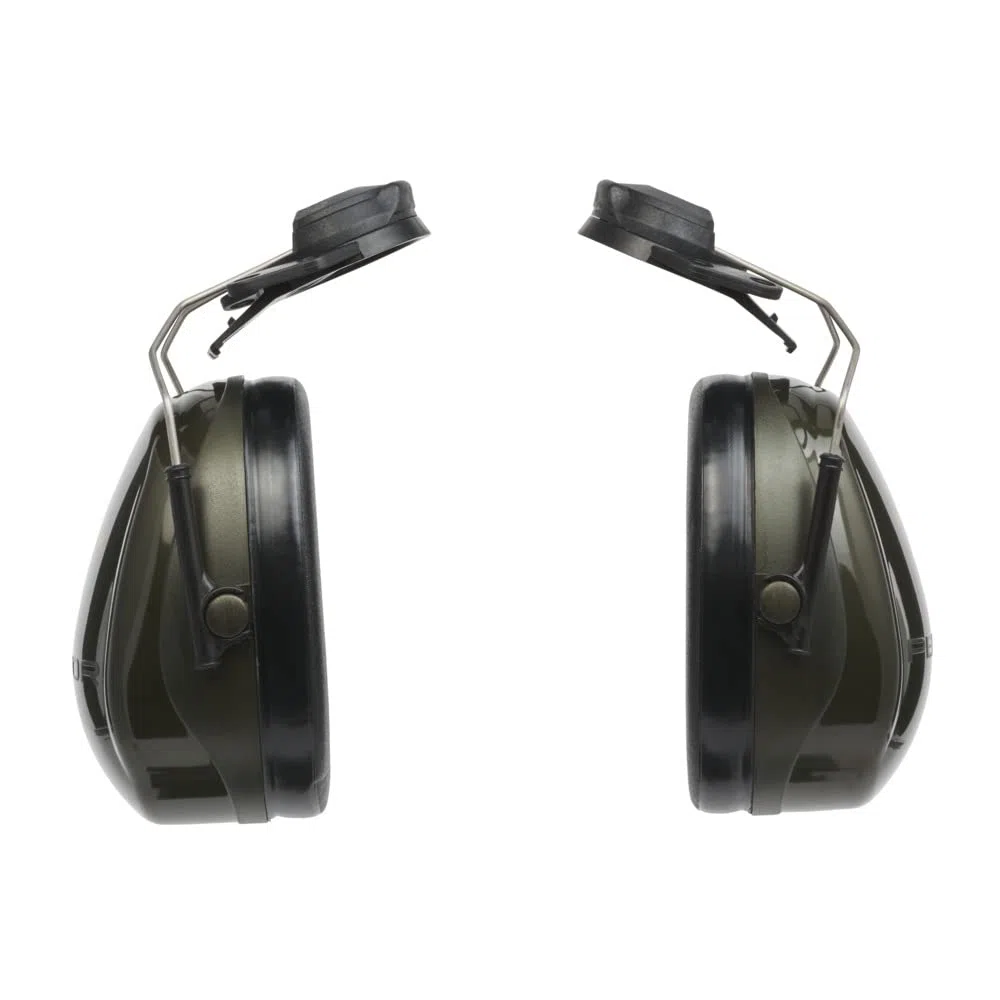 3M H520P3EA-410-GQ Cuffie Protettive con Attacco per Elmetto, 30 dB, Verde