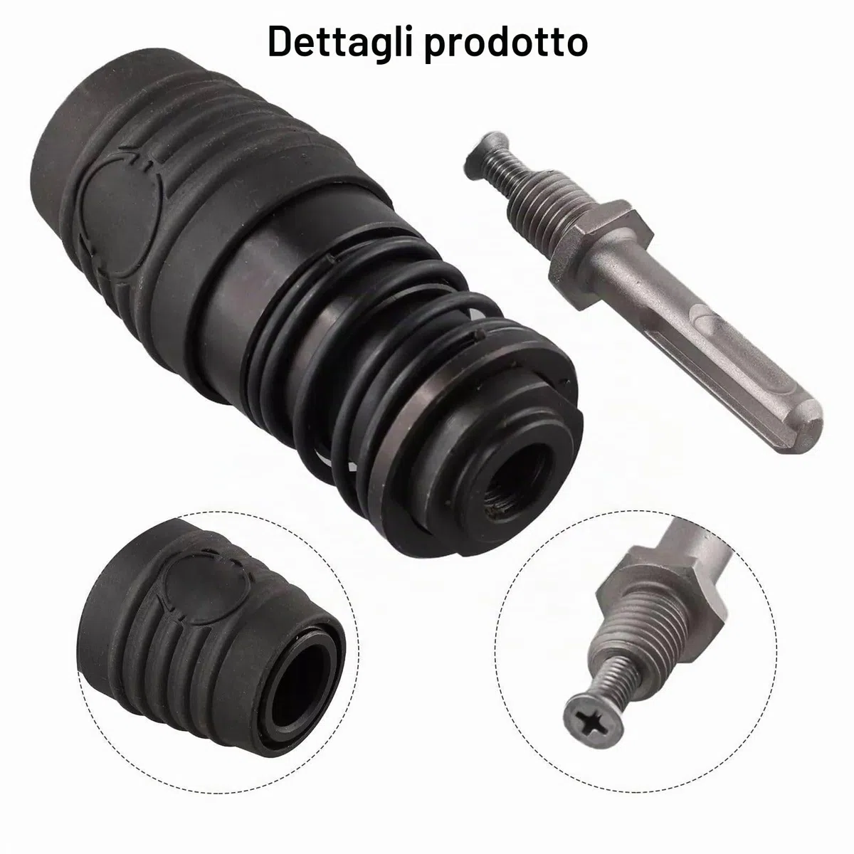 Mandrino Trapano SDS Plus SDS Max, Adattatore SDS Plus Max a Inserto, Strumento di Conversione Rapida Del Mandrino per Tutti i Trapani SDS