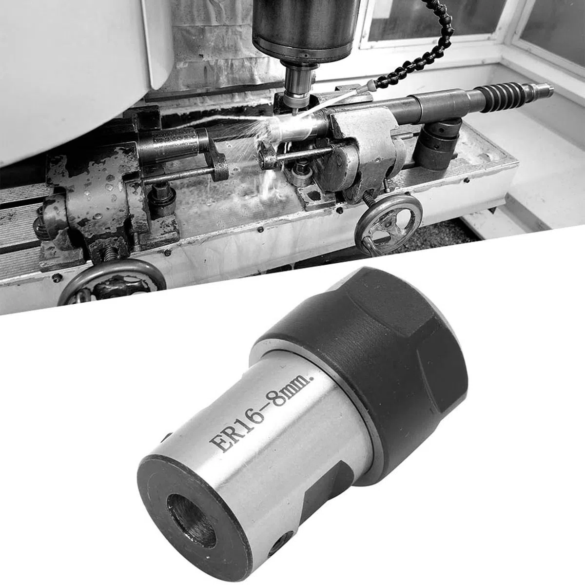 Portapinza ER16 per Mandrino CNC 8mm Bloccaggio Macchine Utensili Industriali