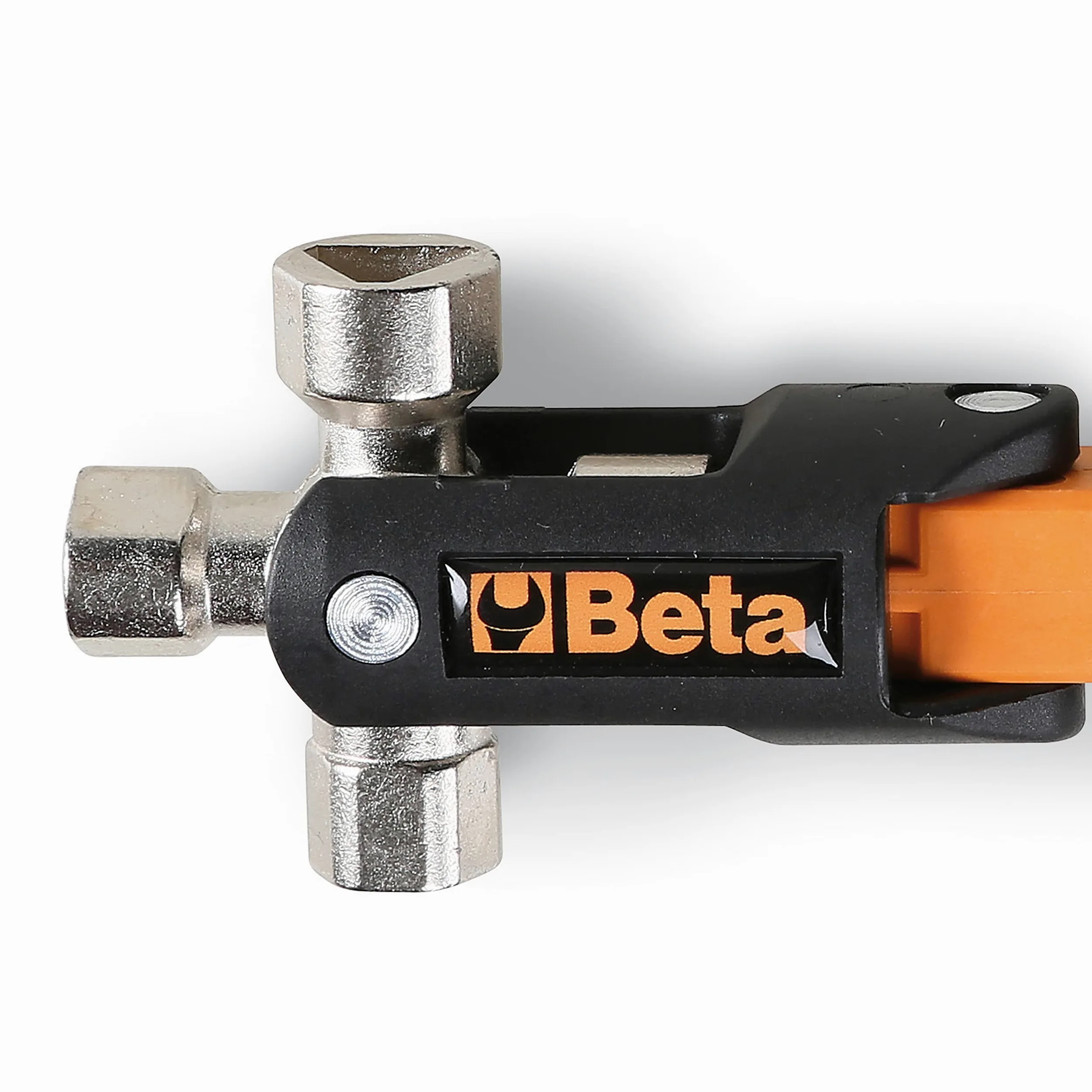 BETA - Chiave Snodabile a Doppia Croce per Quadristi Multifunzionale con 15 Impronte, Chiave Universale per Manutenzione Quadri Elettrici, Gas, Ventilazione e Impianti Tecnici, Attacco 1/4", 1600Q 10