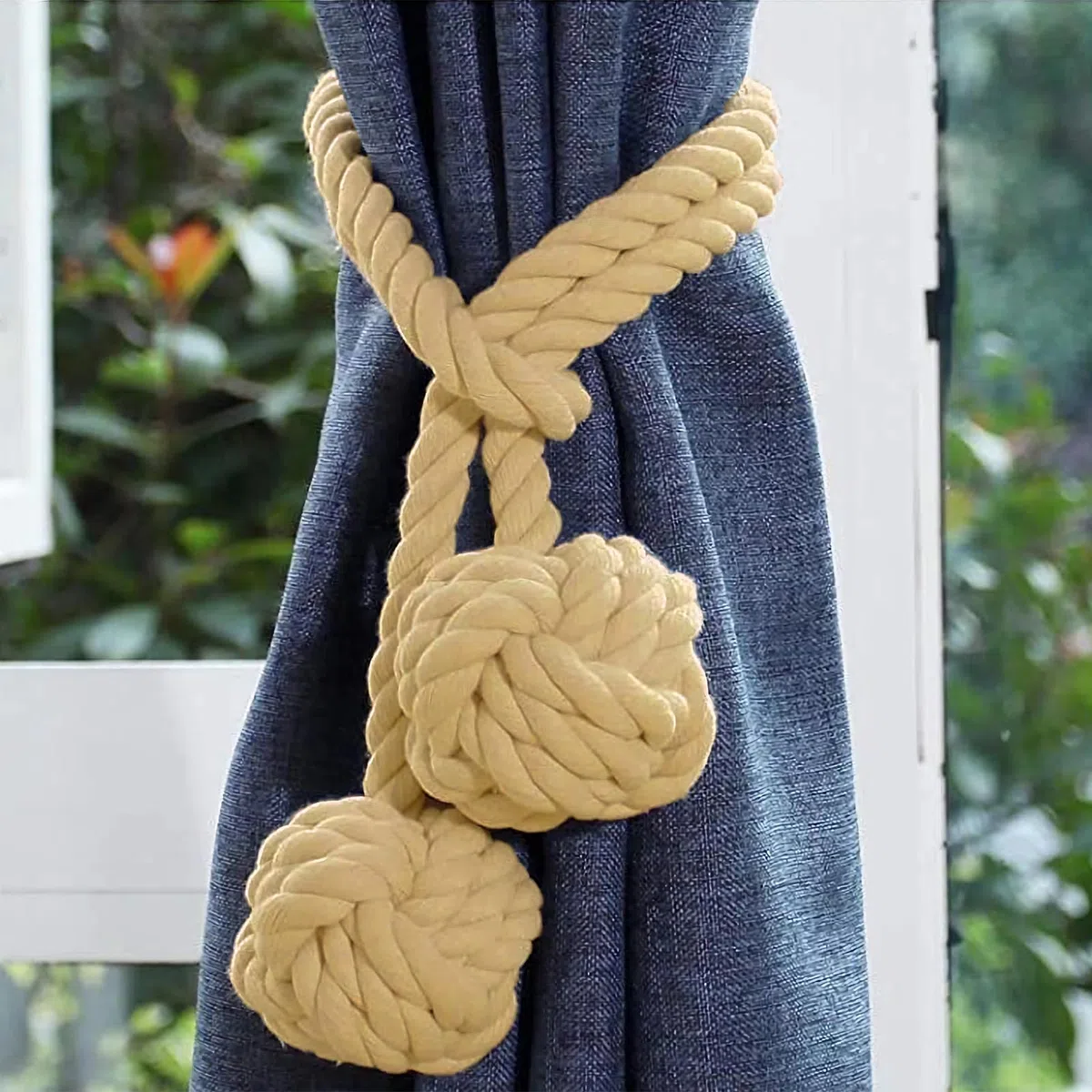Cordoncino di cotone, grigio, corda di cotone macramè, molte misure, per lavori fai da te, regali (grigio, 20 mm (5 m)
