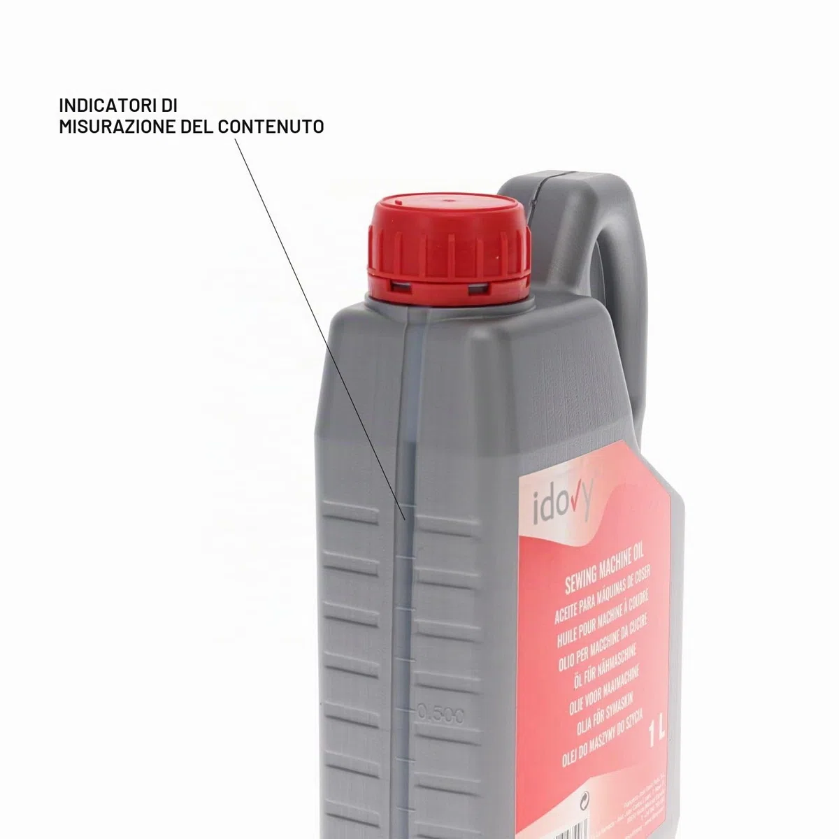 Olio speciale per macchine da cucire. Lubrificante incolore. (1 litro)