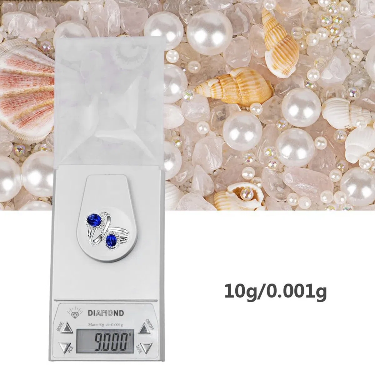 Bilancia Milligrammi, Bilancia Digitale Per Gioielli 10g/0,001 Grammi Bilancia Micro Grammi Bilancia Digitale Milligrammi Ad Alta Precisione con Pinzette, Pesi di Calibrazione Bilancia Per Gioielli