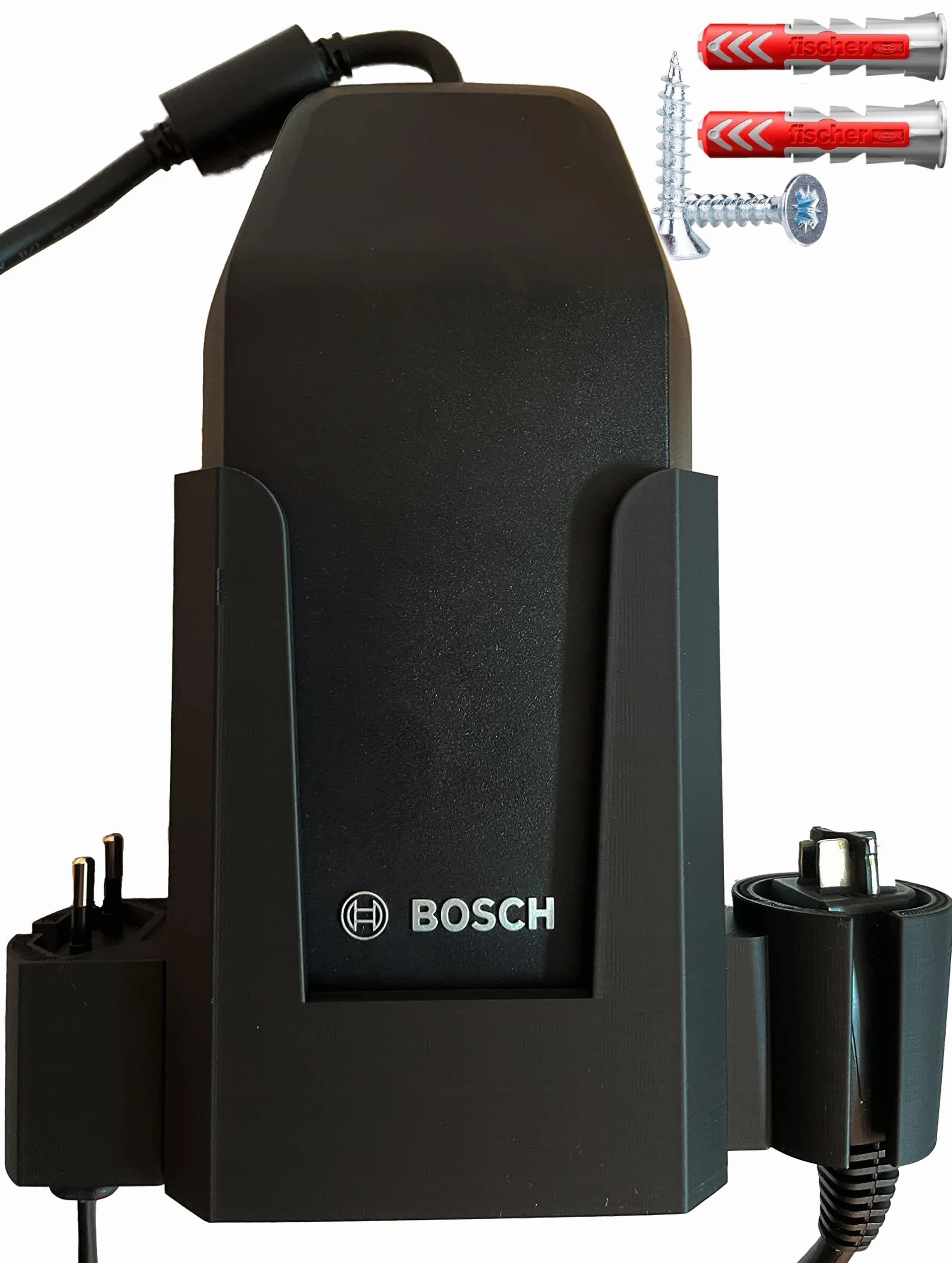 3D-Türbeck Supporto da parete per caricabatterie Bosch e-Bike: Pedelec bicicletta elettrica Cube Focus E-Bikes Ghost Giant Haibike Husqvarna KTM Scott ORBEA