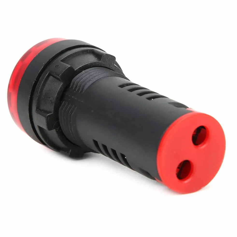 10 Pz Indicatore acustico rosso di allarme 24V 20mA LED Buzzer AD16 22SM LED lampeggiante con voce forte