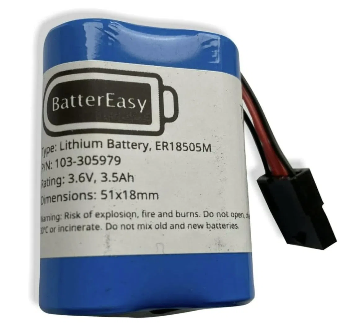 Batteria per Visonic Siren MCS-740 SR-740 PG2 PowerMax Box 2XER18505M 103-304742