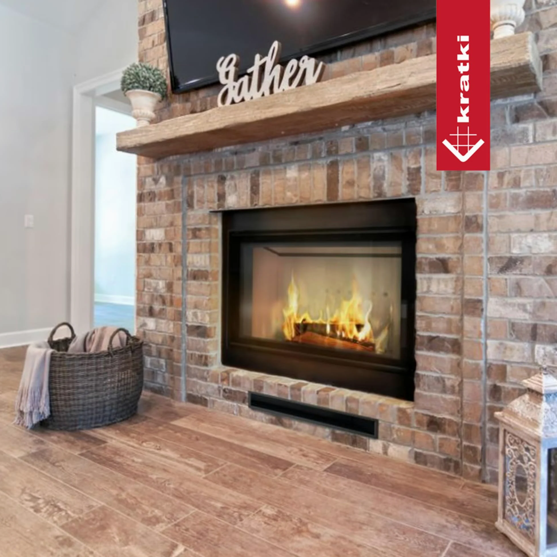 KRATKI griglia di ventilazione AIR | Griglia aria calda 6 x 40 cm | Nero | Griglia di scarico per ventilazione camino | Presa d'aria con un angolo di 45 gradi | resistente al surriscaldamento