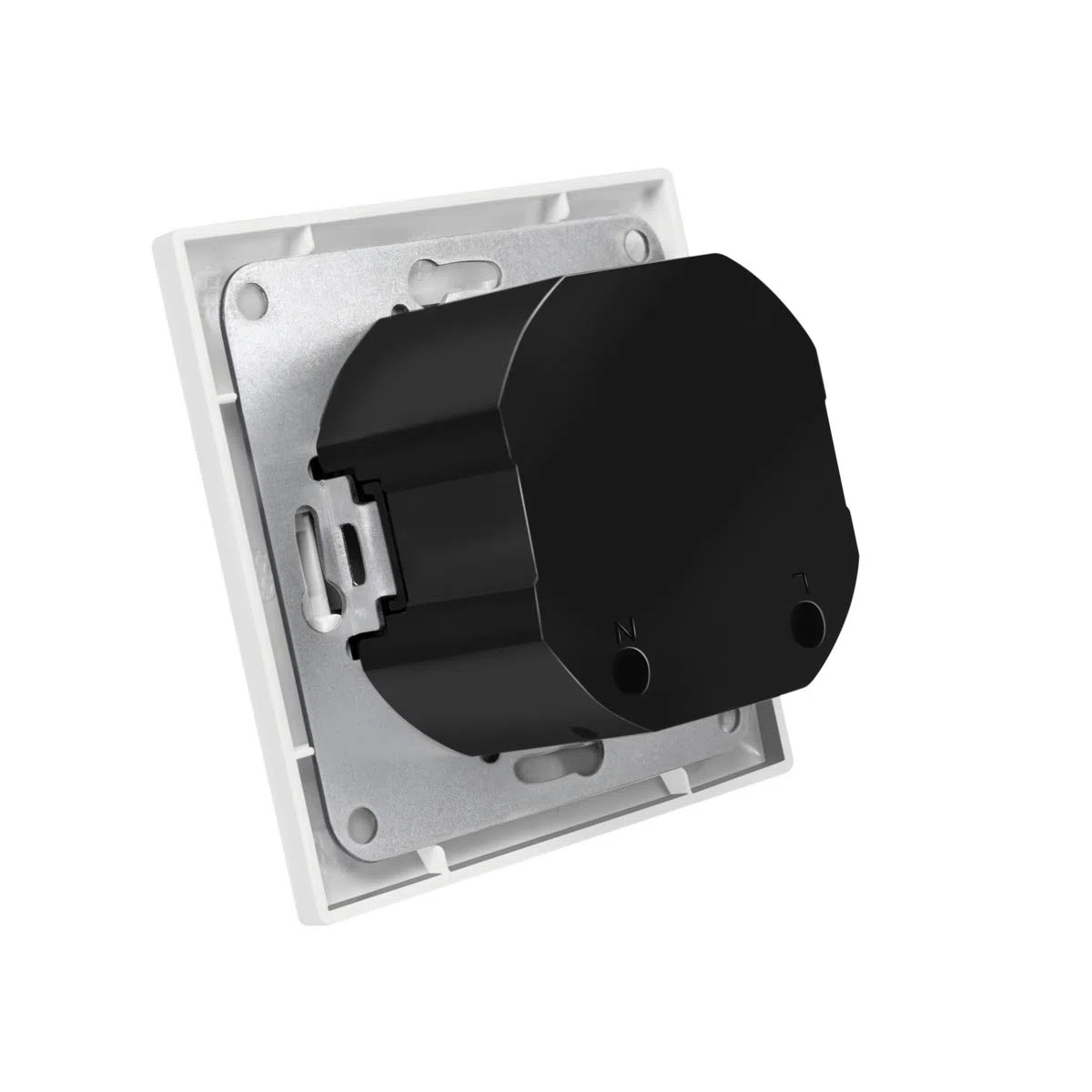LogiLink PA0254 - Scatola da Incasso con 2 x USB-A e 1 x USB-C per la Ricarica simultanea di Fino a 3 dispositivi, Colore: Bianco