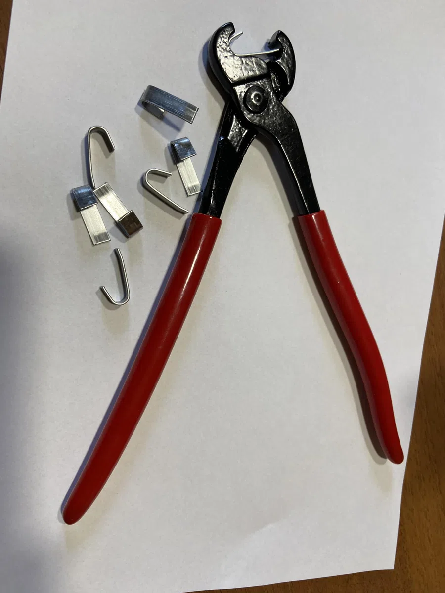 PINZA 6 MM PER GANCI DI GIUNZIONE RETE METALLICA GABBIA GABBIE ALLEVAMENTO