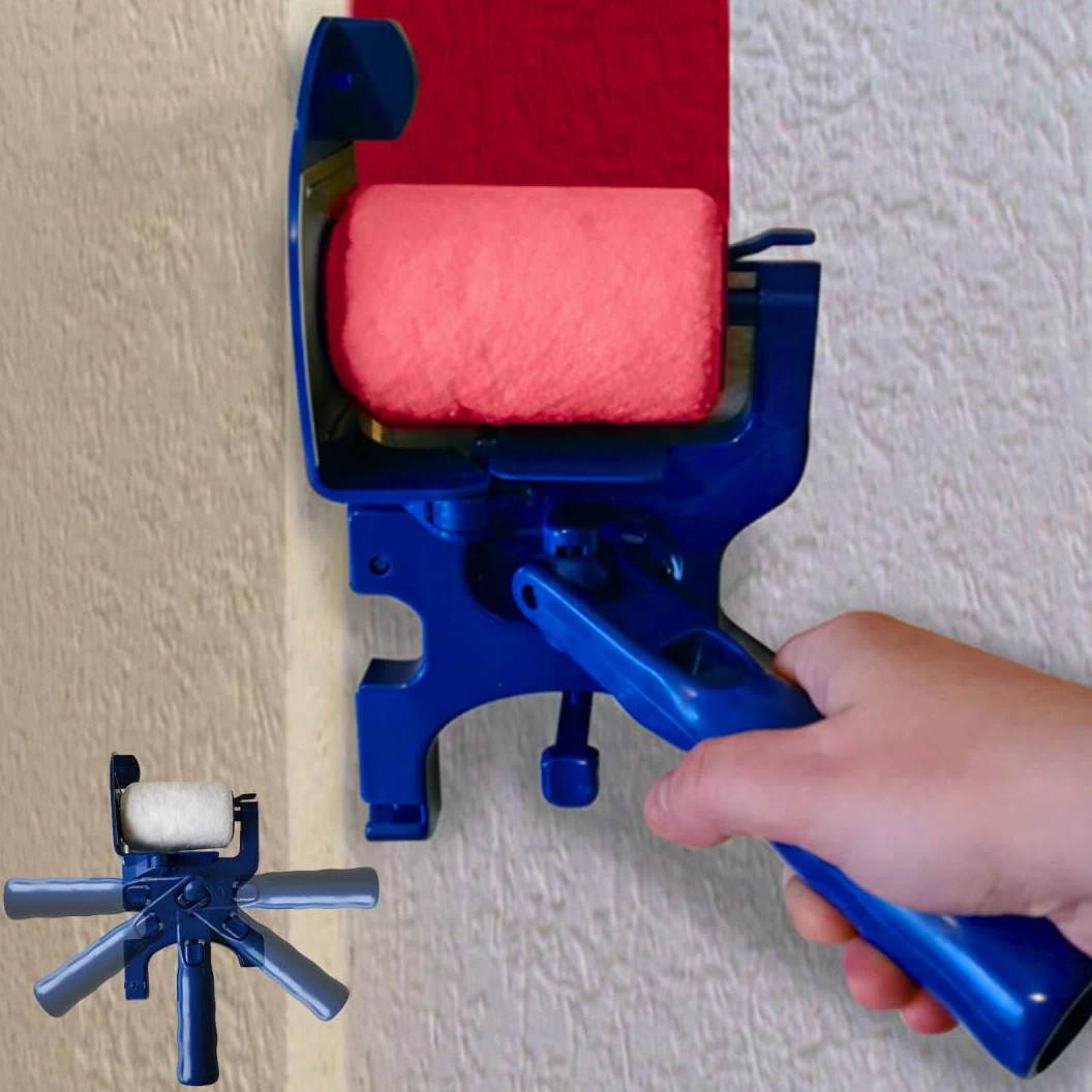 STARLYF Paint Edger - Rullo per pittura con protezione laterale e spazzola laterale integrata/Facile e Pratico. Pareti, soffitti, angoli, bordi-